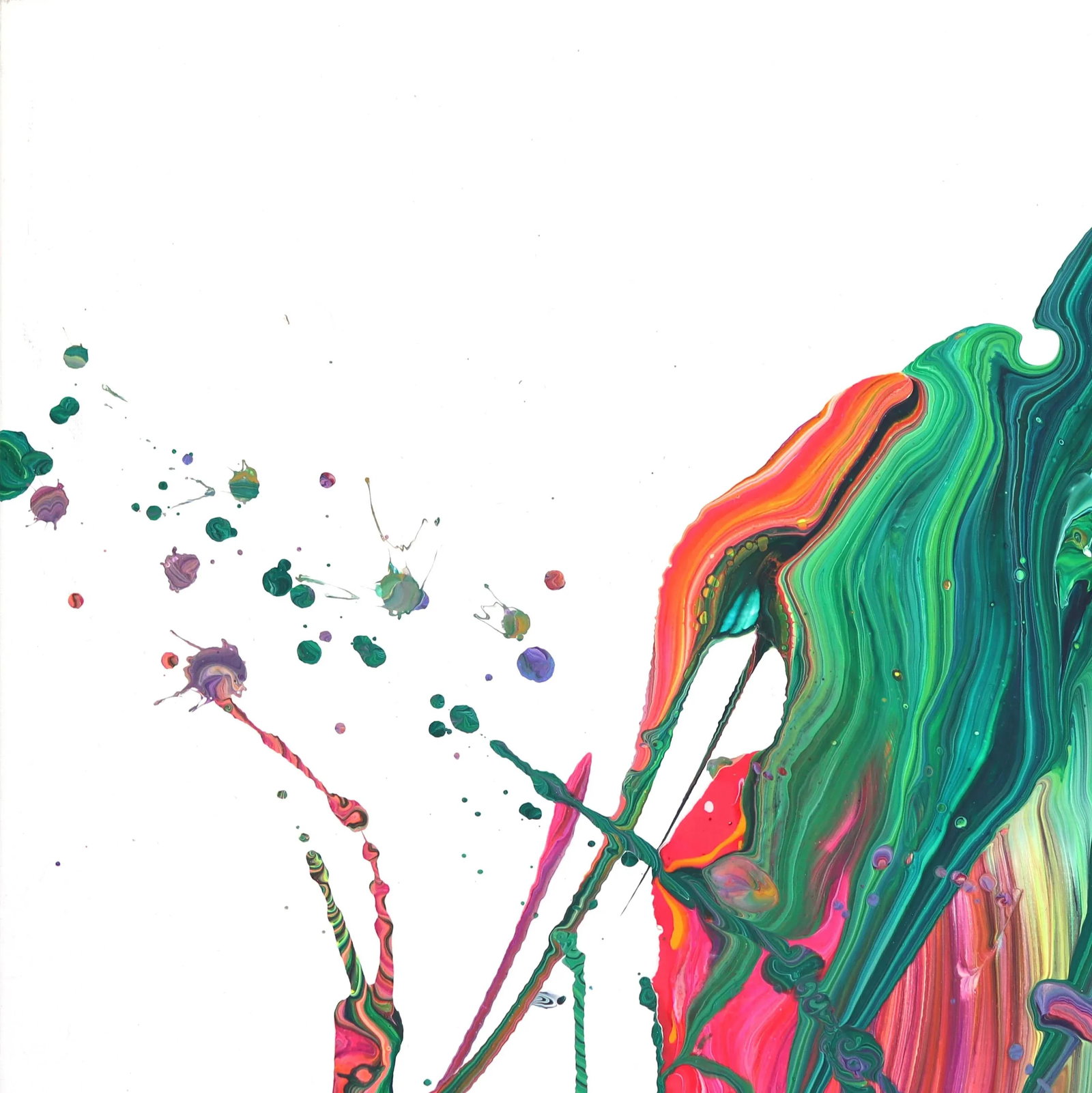 Av_937 - Colorful Textured Contemporary Abstract Painting on Canvas Original Artwork by Alex Voinea - 2