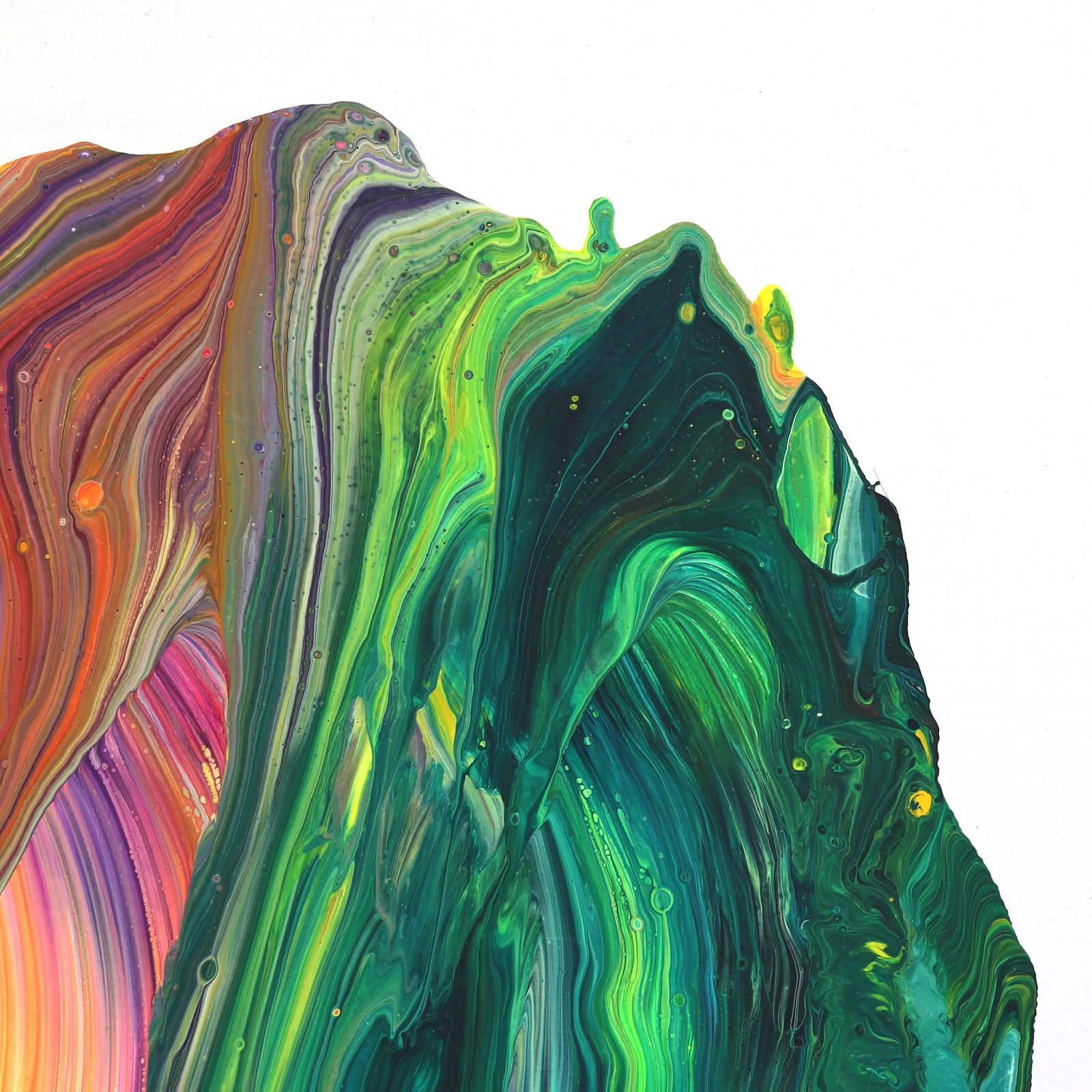 Av_937 - Colorful Textured Contemporary Abstract Painting on Canvas Original Artwork by Alex Voinea - 3