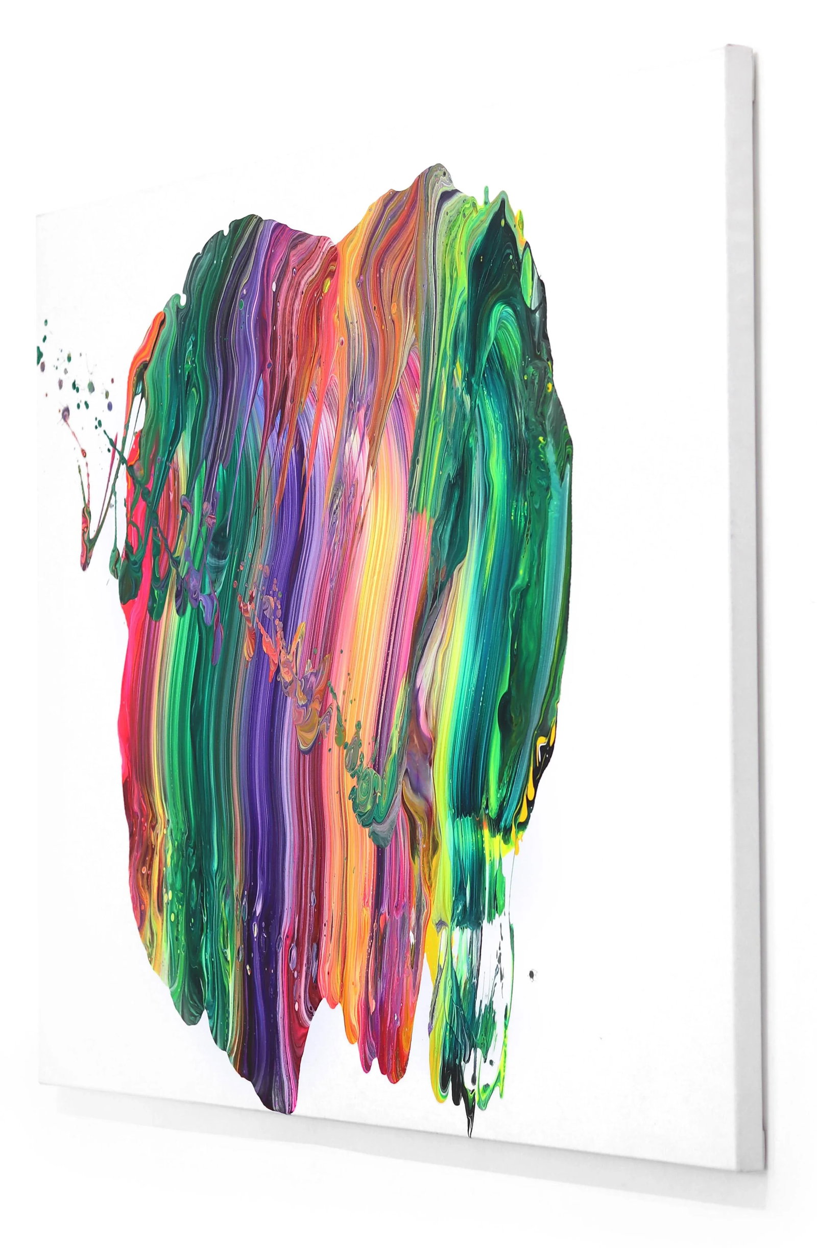 Av_937 - Colorful Textured Contemporary Abstract Painting on Canvas Original Artwork by Alex Voinea - 6
