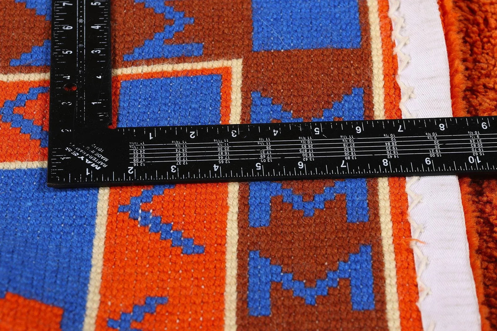 Vintage Southwest Sunrise American Hooked Rug - 04'03 X 05'02. - 6
