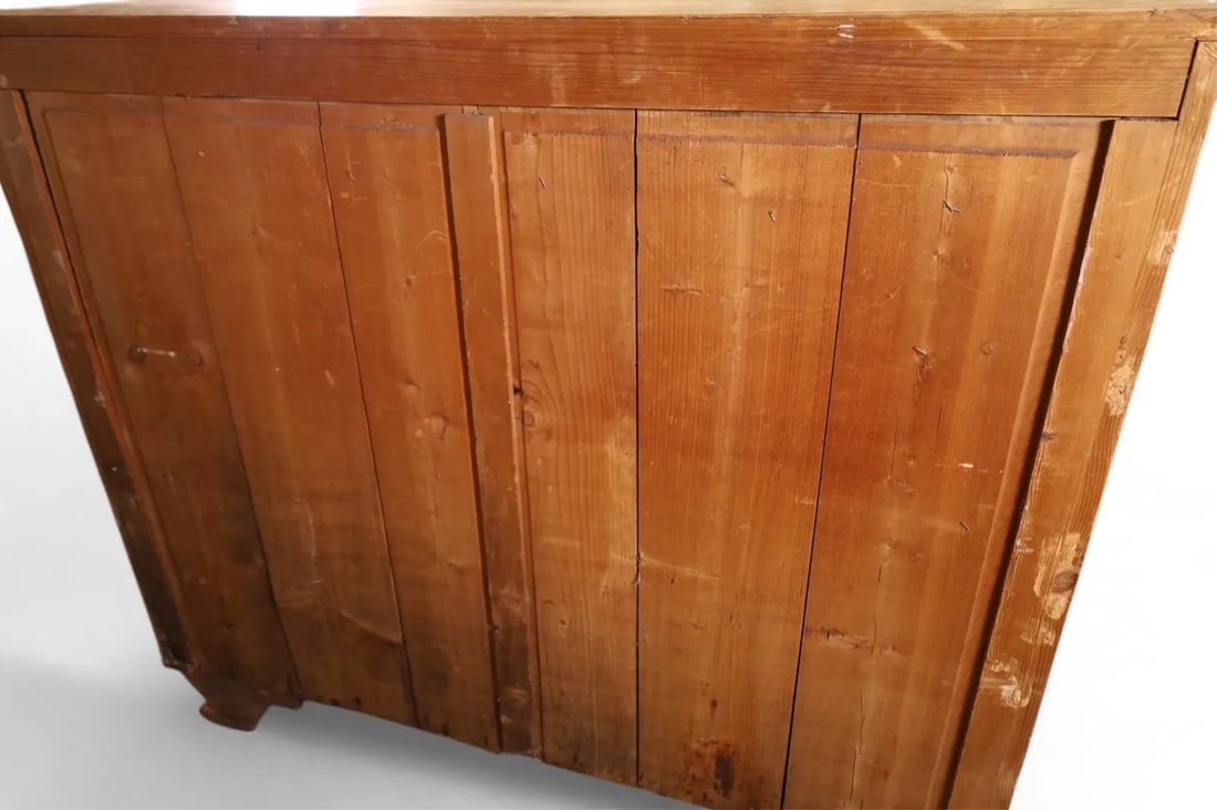 19th Century Antique Pine Large Chest of Drawers - 2