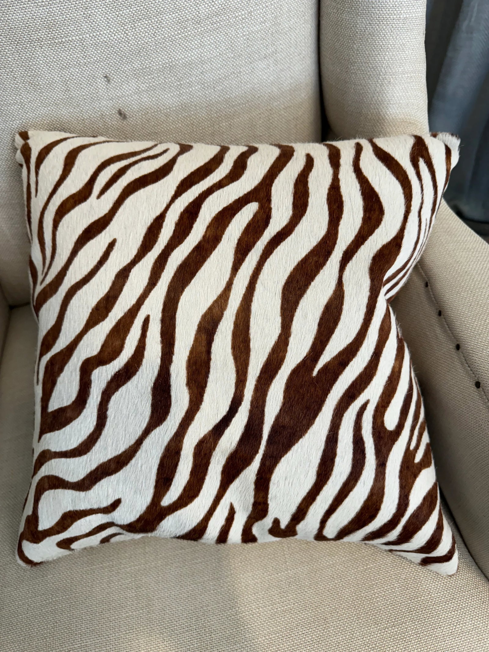 Animal Print Zebra Pillow - 2