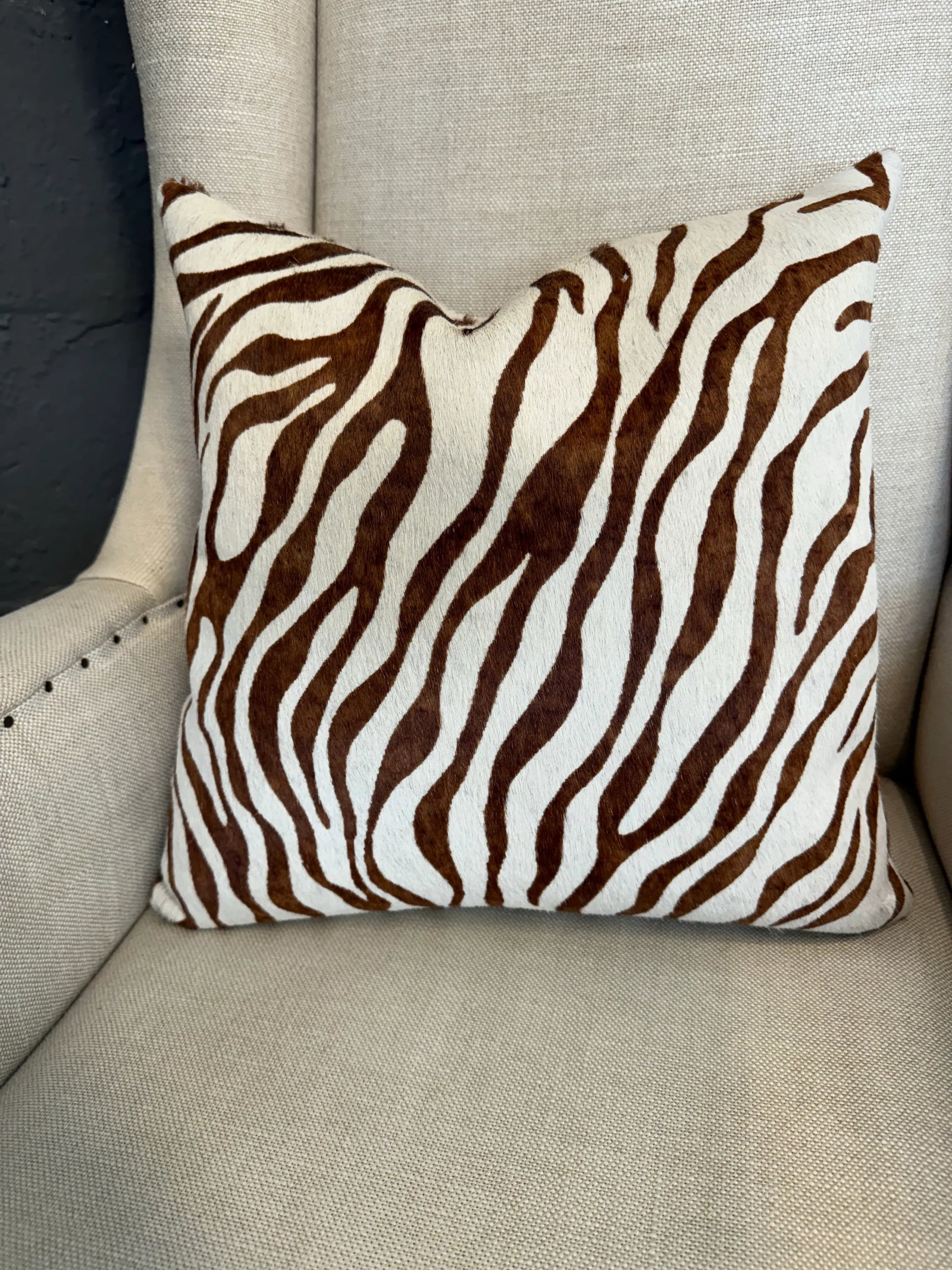 Animal Print Zebra Pillow - 4