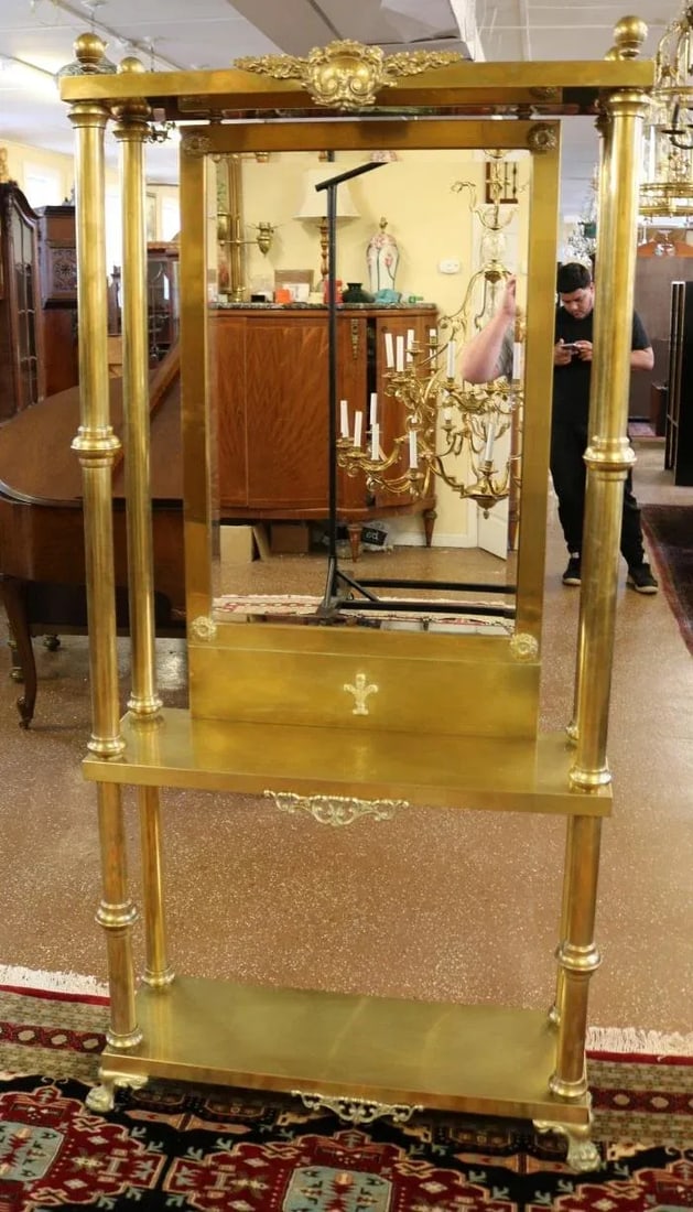 Early 20th Century Louis XVI French Style Hall Mirror - 2