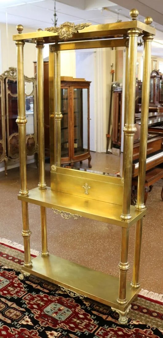 Early 20th Century Louis XVI French Style Hall Mirror - 5