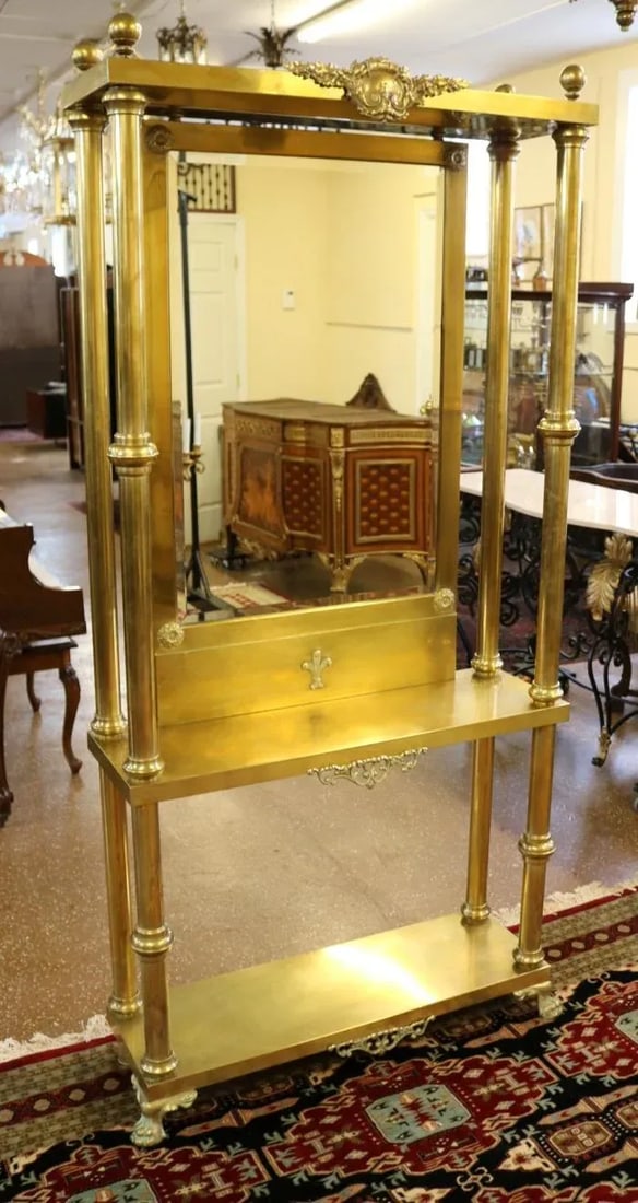 Early 20th Century Louis XVI French Style Hall Mirror - 6