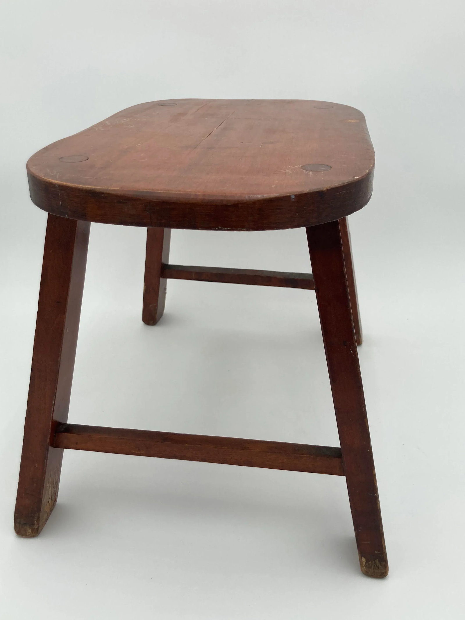 Vintage Farmhouse Style Solid Wood Foot Stool - 2