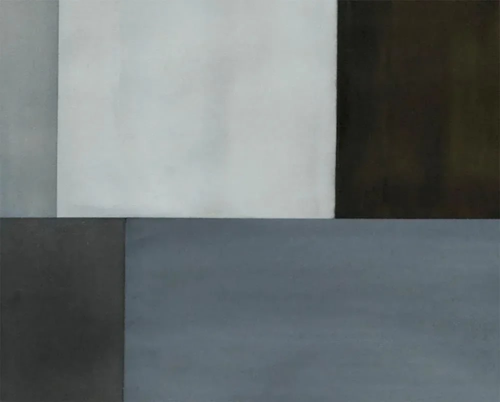Tom McGlynn "Test Pattern 2 (Grey Study)", Painting - 2