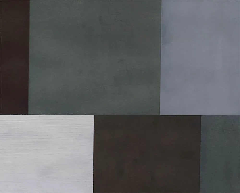 Tom McGlynn "Test Pattern 5 (Grey Study)", Painting - 3
