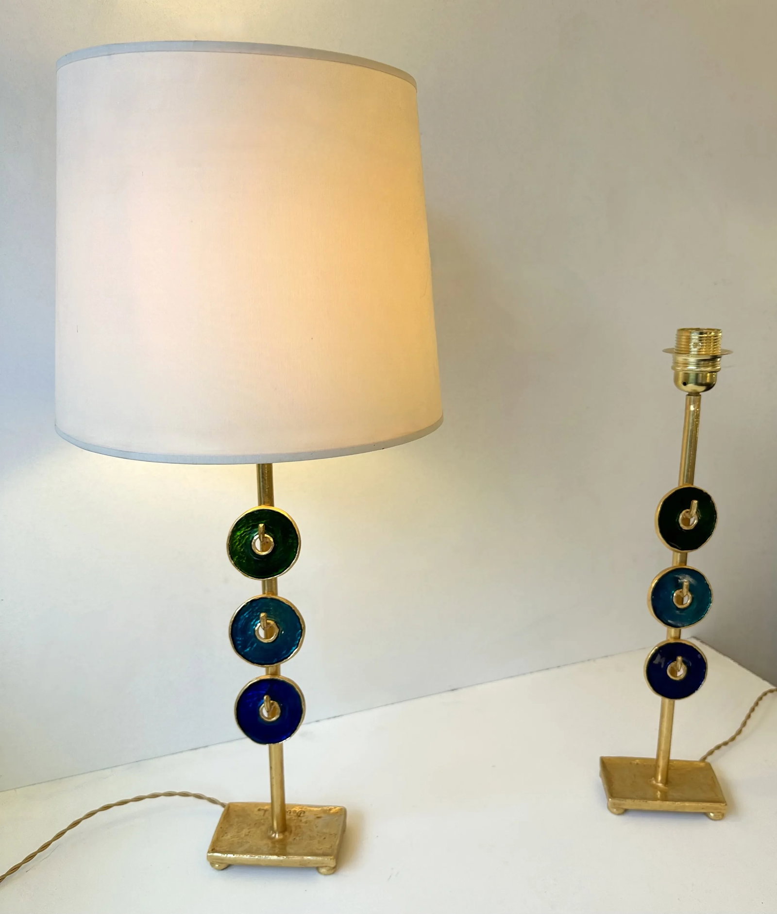 Pair of Lamps by Nicolas Dewael for Fondica, France, 1990s - 2
