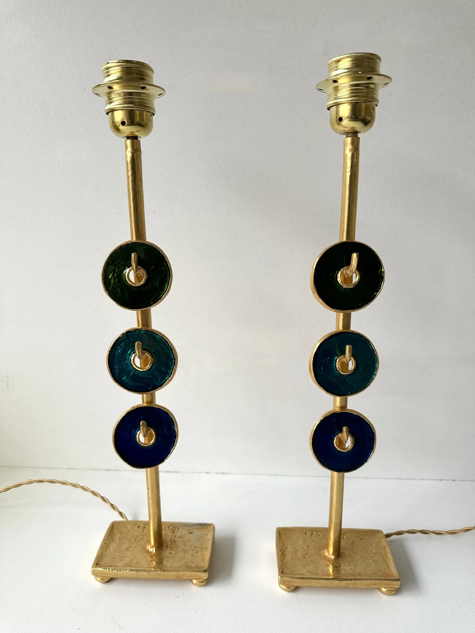Pair of Lamps by Nicolas Dewael for Fondica, France, 1990s - 4