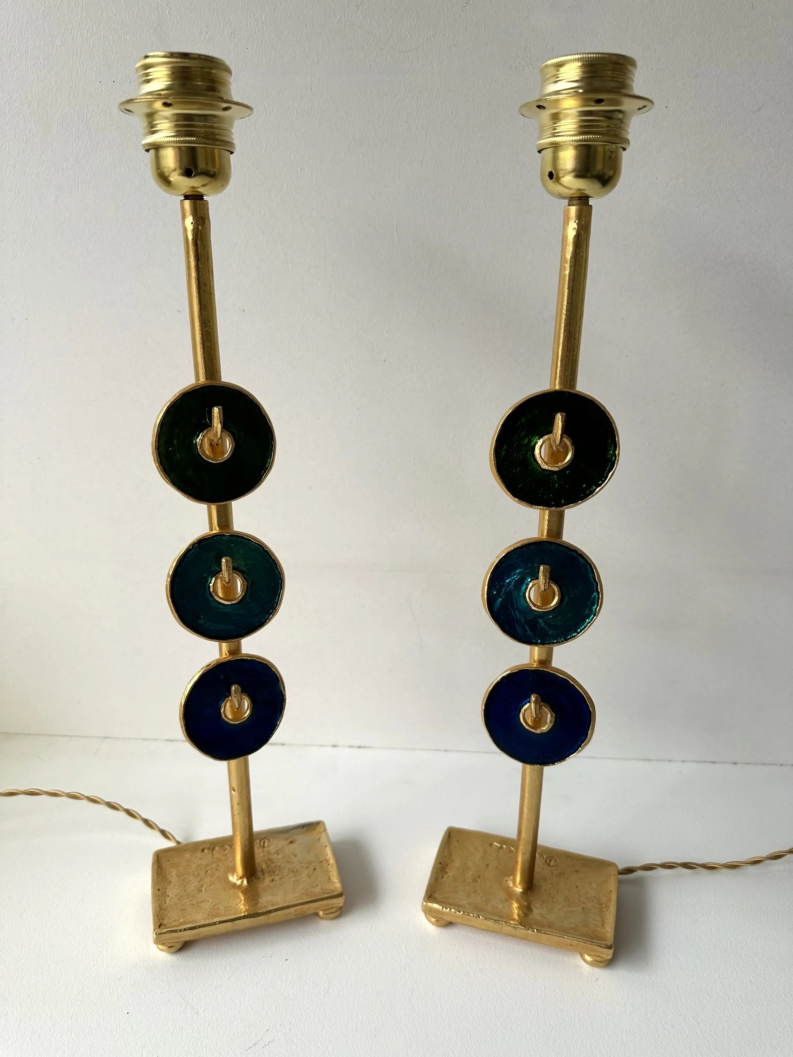Pair of Lamps by Nicolas Dewael for Fondica, France, 1990s - 8