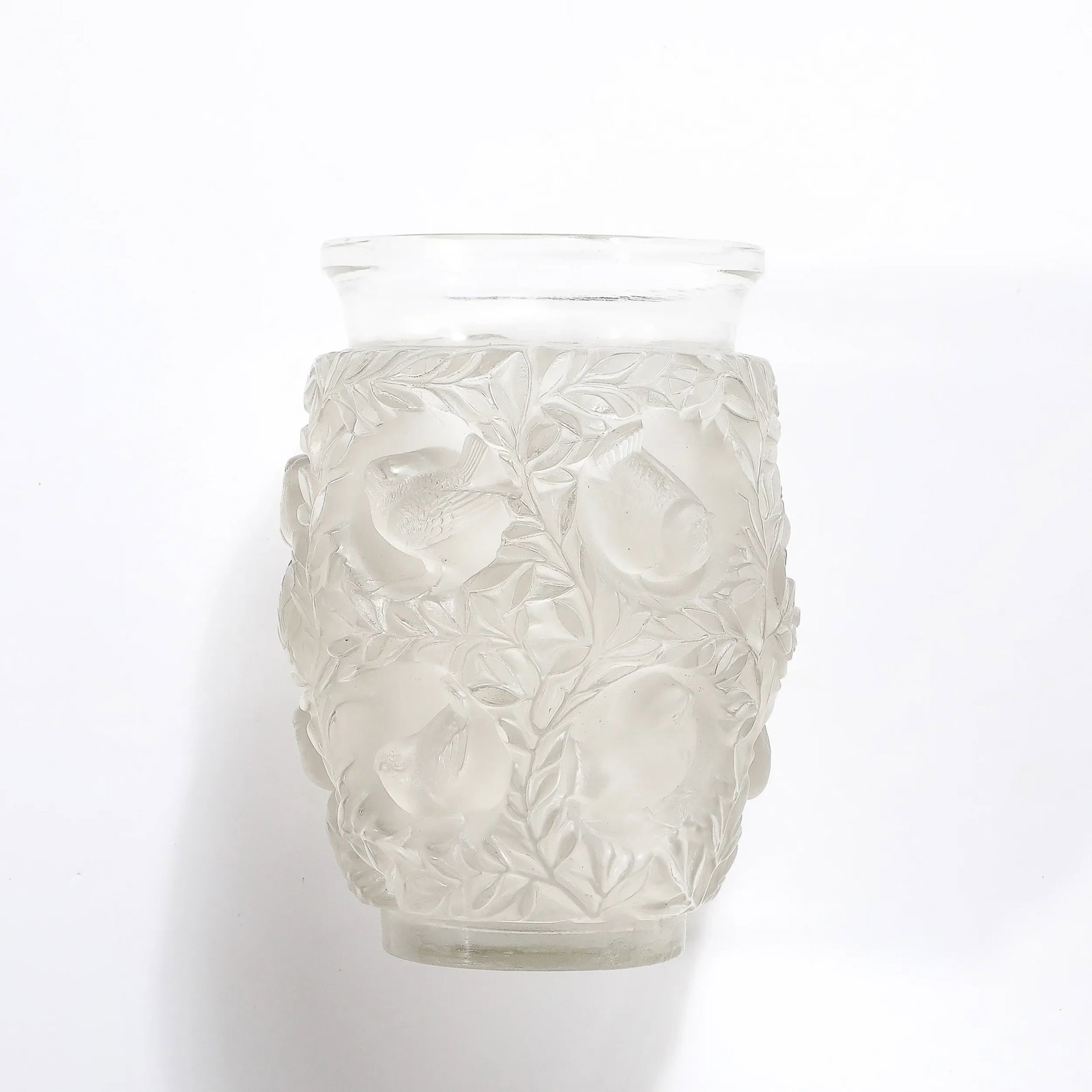Mid-Century Modernist Crystal Bagatelle Vase Signed Lalique - 11