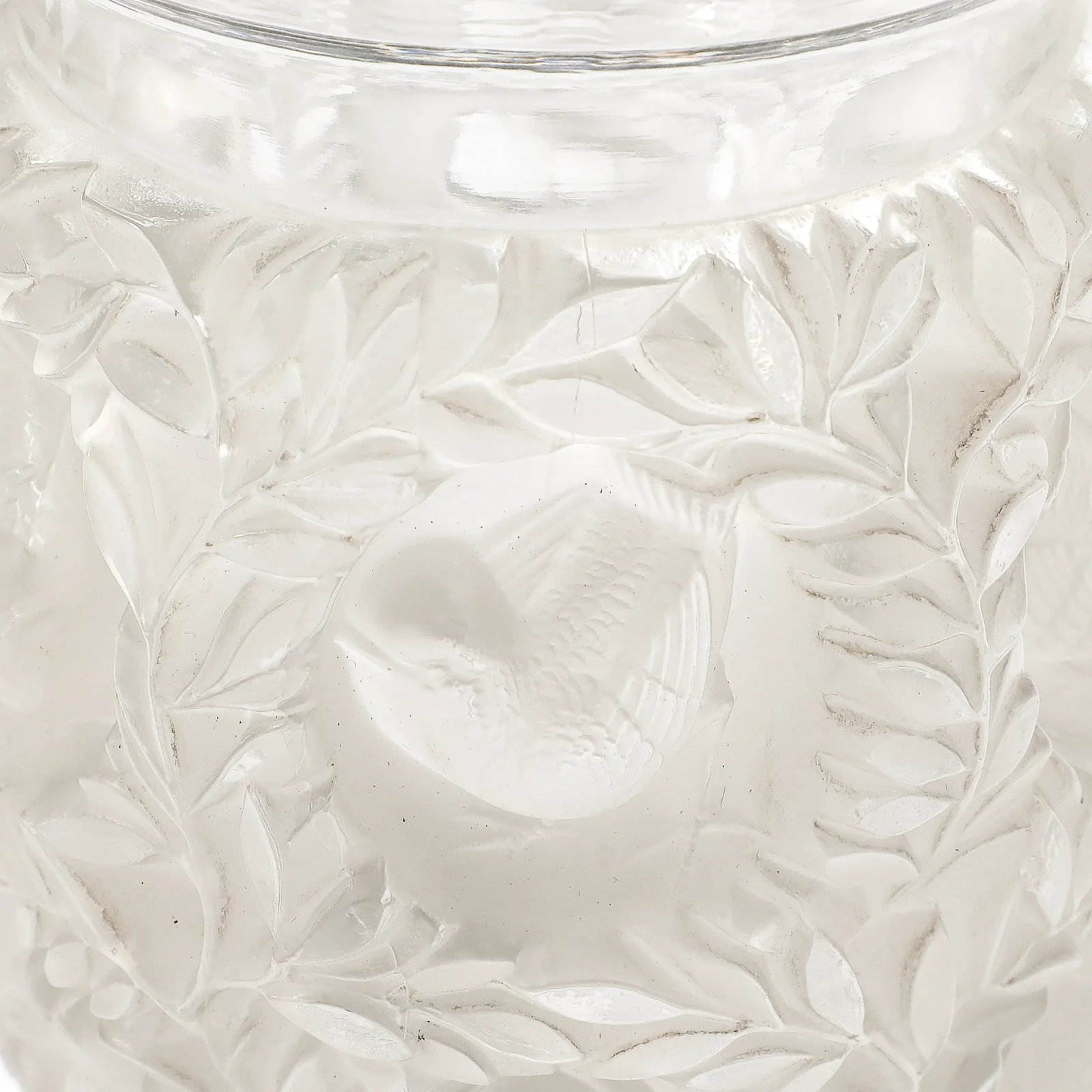 Mid-Century Modernist Crystal Bagatelle Vase Signed Lalique - 4