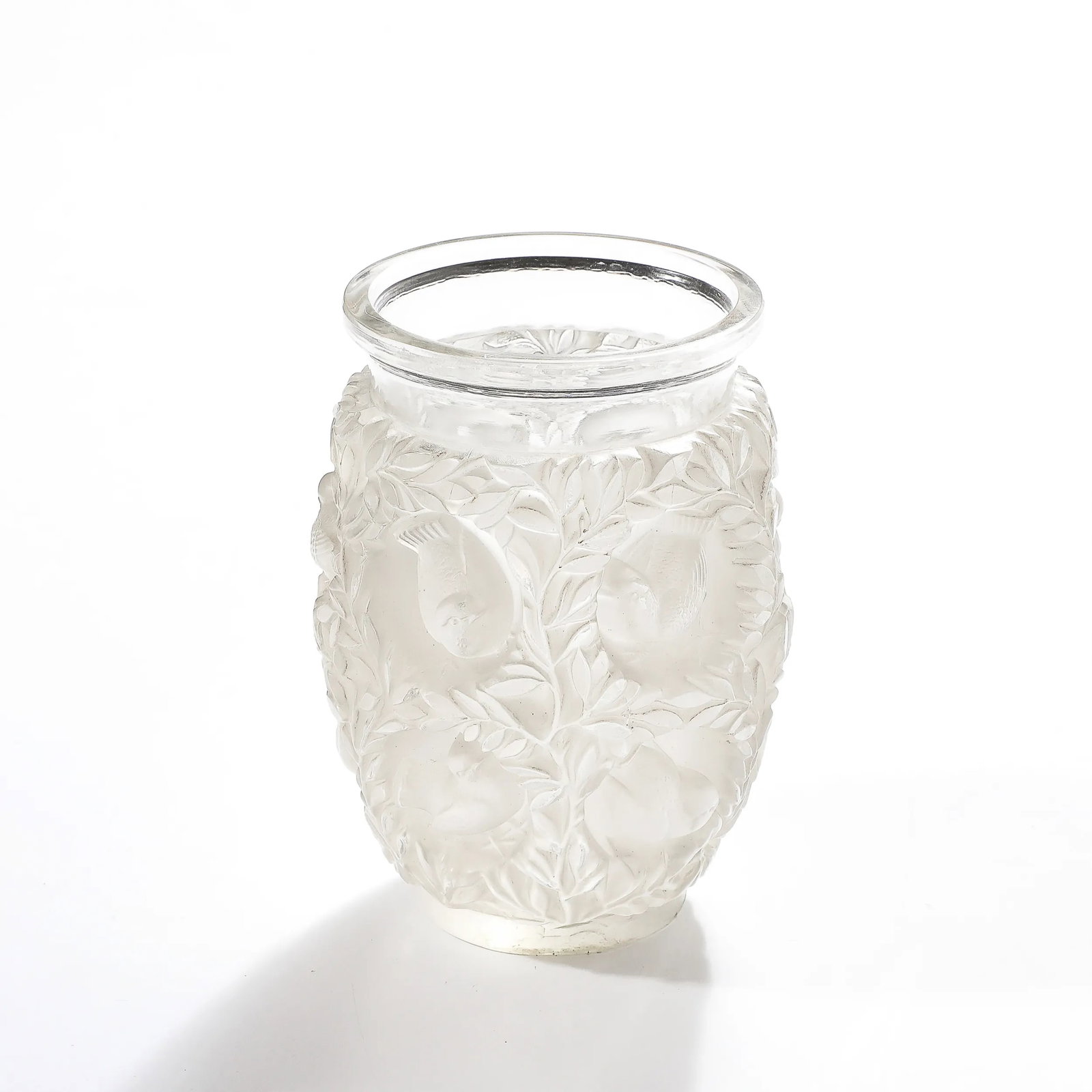 Mid-Century Modernist Crystal Bagatelle Vase Signed Lalique - 6