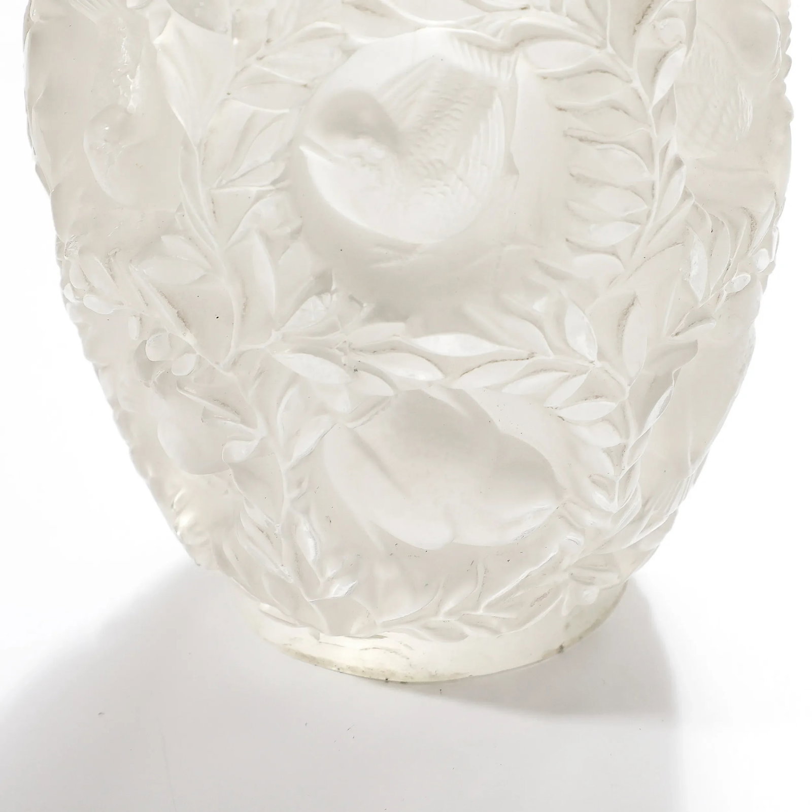 Mid-Century Modernist Crystal Bagatelle Vase Signed Lalique - 7