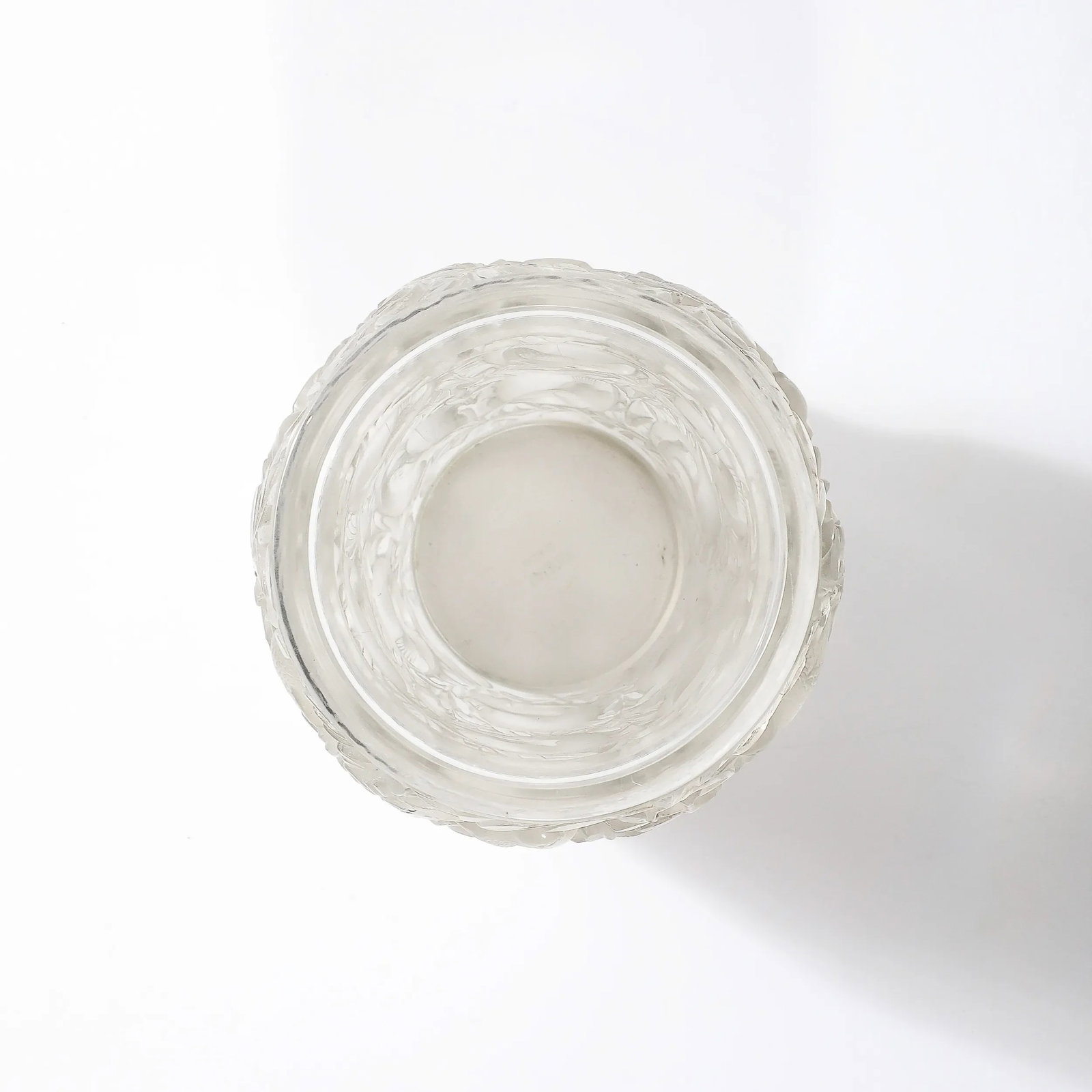 Mid-Century Modernist Crystal Bagatelle Vase Signed Lalique - 8