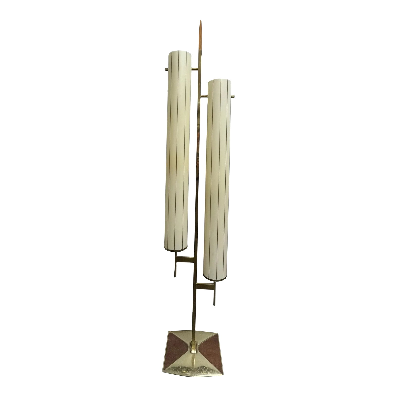 Mid Century Brass Floor Lamp Parzinger Laurel Thurston (1 of 12)