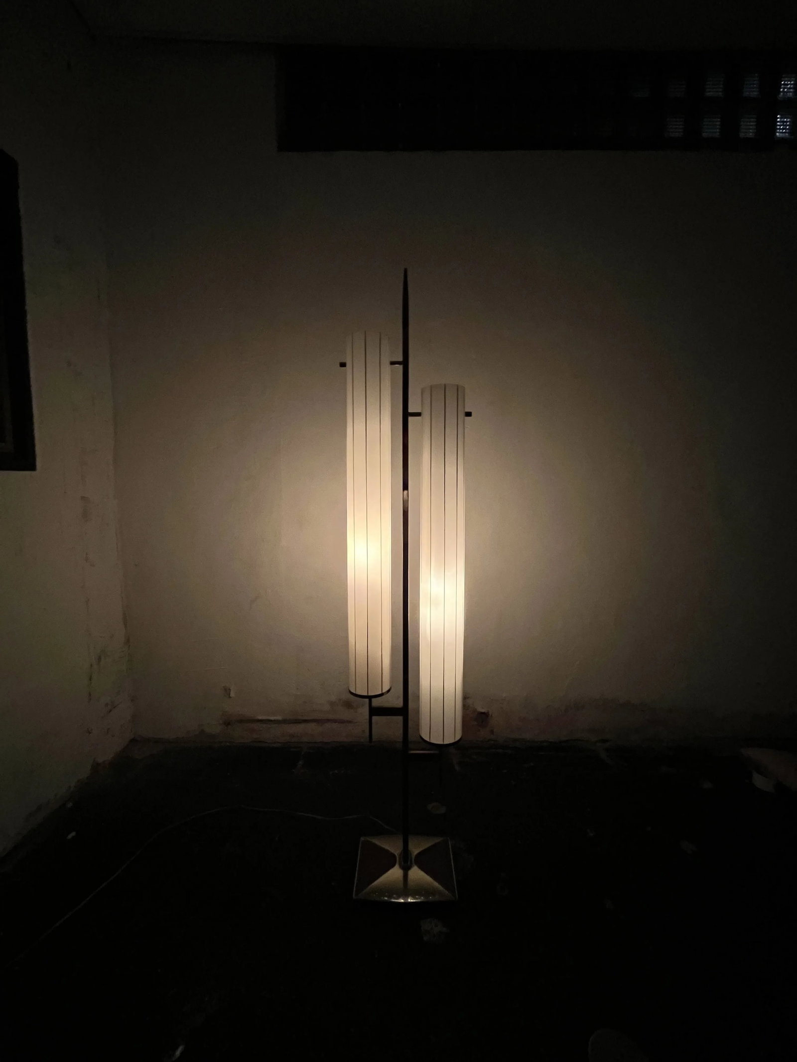 Mid Century Brass Floor Lamp Parzinger Laurel Thurston - 3