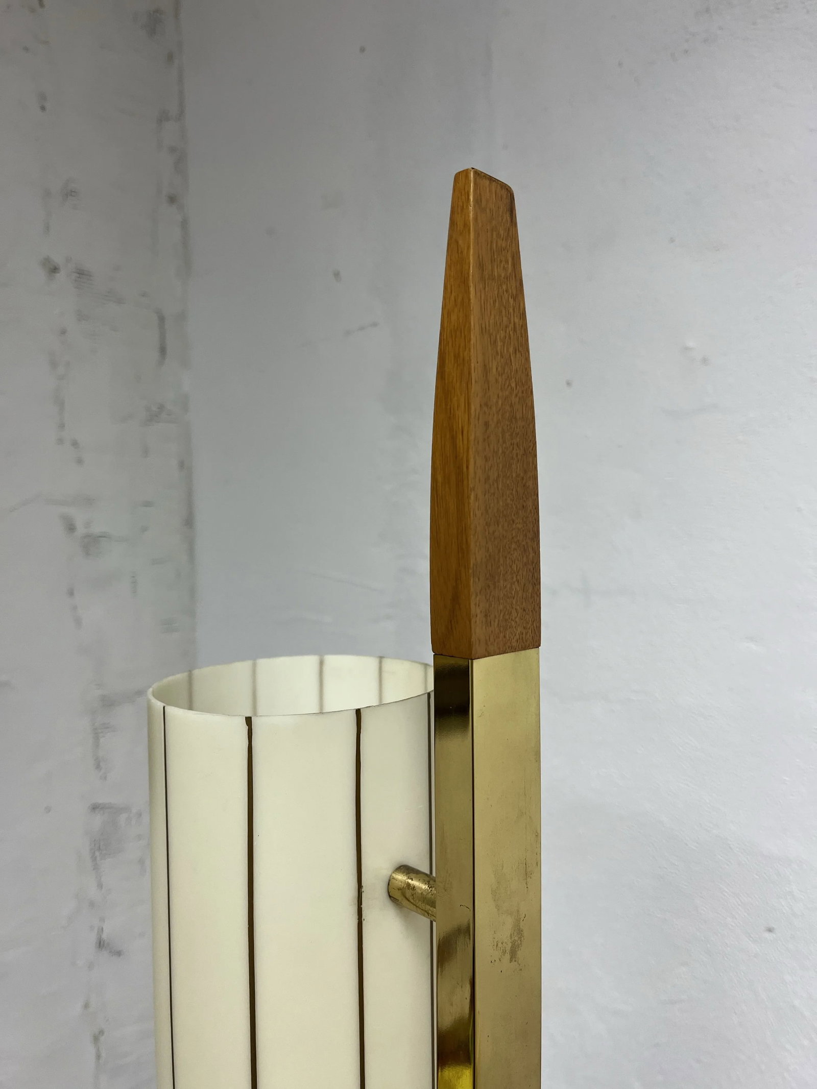 Mid Century Brass Floor Lamp Parzinger Laurel Thurston - 5