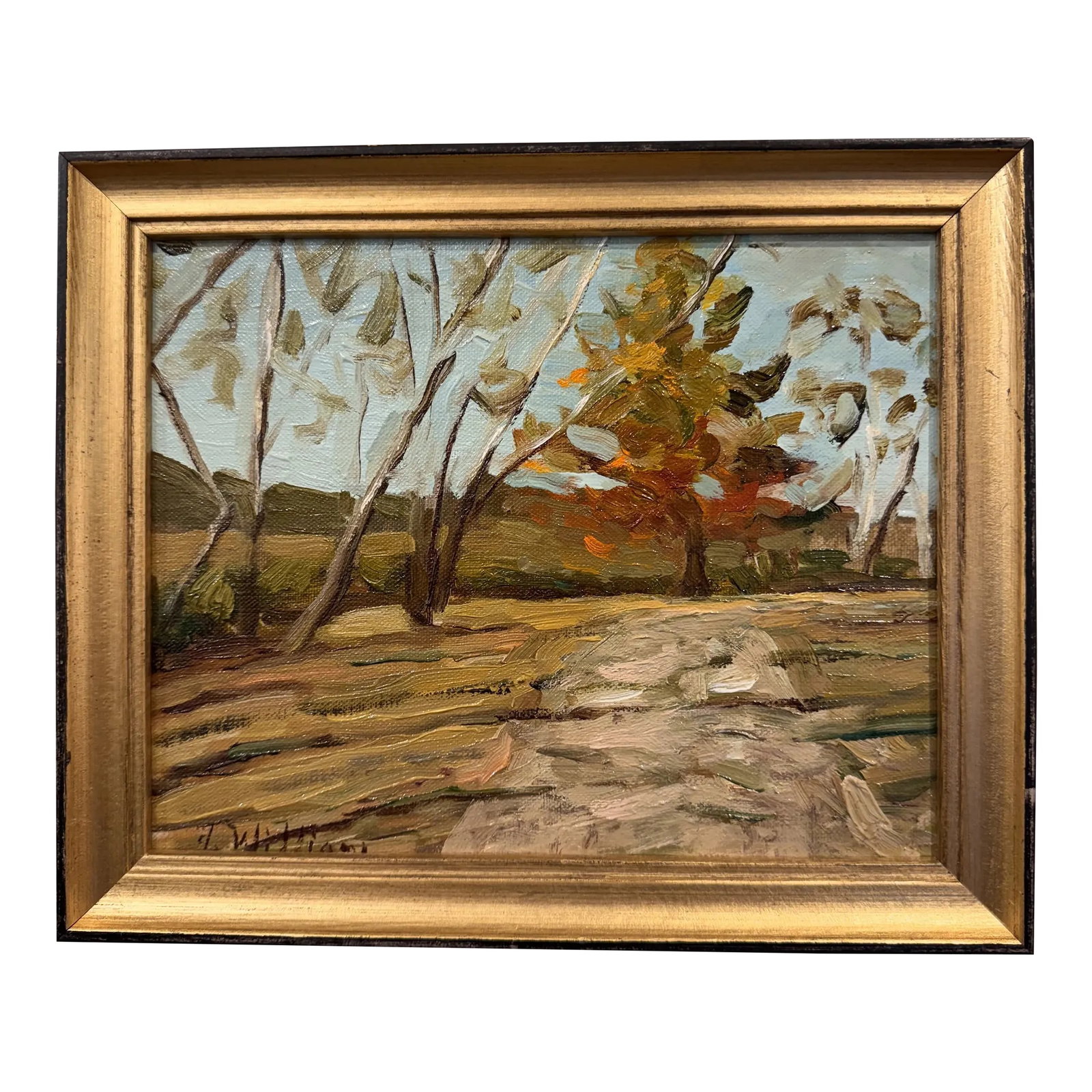 19th Century Style Oil Painting: This contemporary artist captures the style of 19th Century European masters so well. Her colors are vivid and rich and this painting feels like it could be over a 100 years old. Condition: