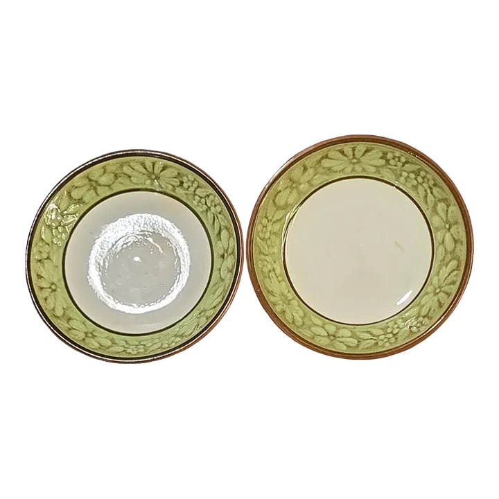 Vintage Pair of Stangl Pottery Hand Painted "Blossom Ring Pattern" Bowls (1 of 6)