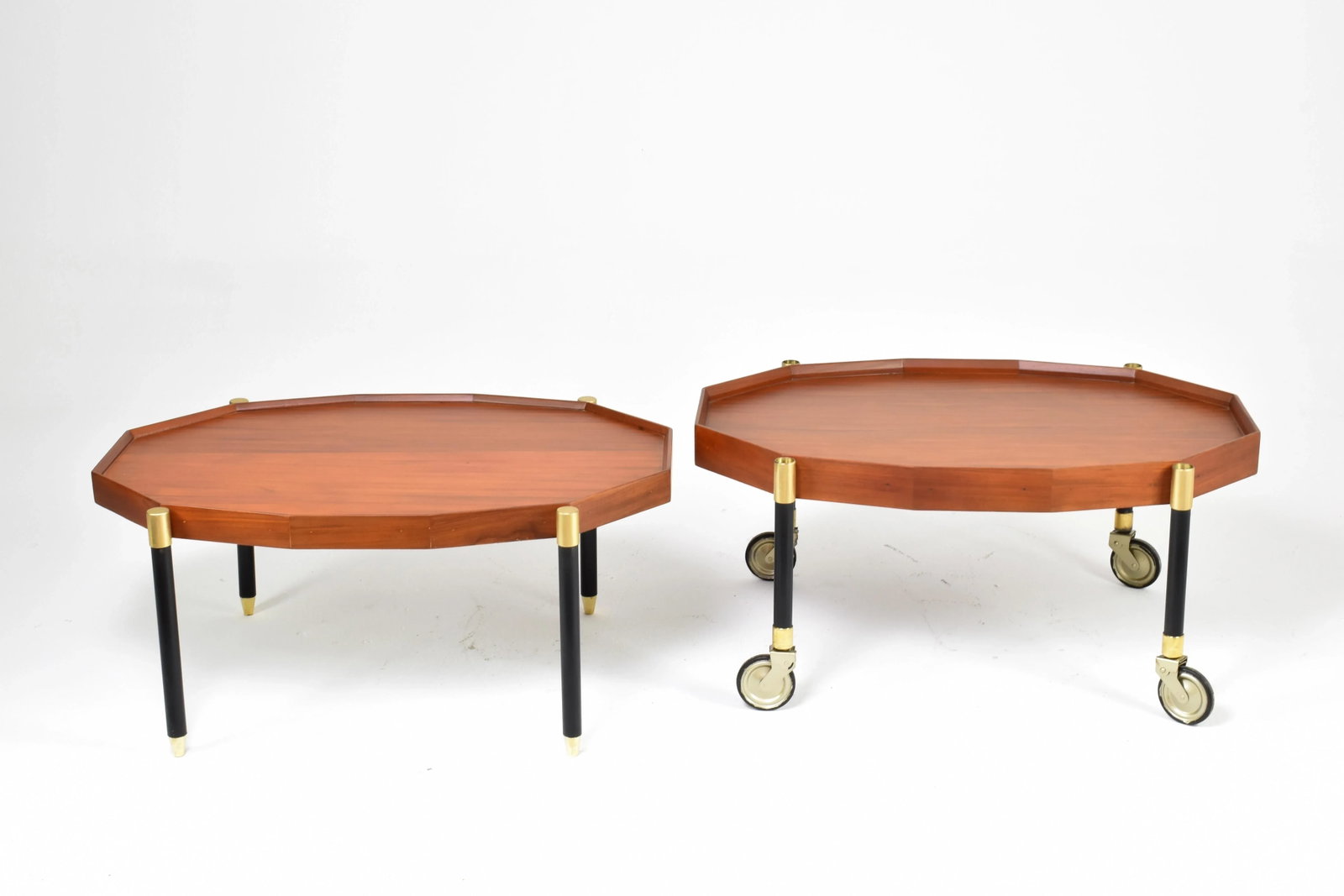 Italian Wood & Metal Trolley by Bergonzi, 1950s - 4