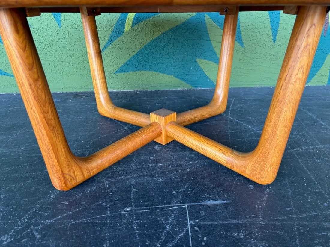 Danish Teak Hm Sofaborde Tile Coffee Table - 7