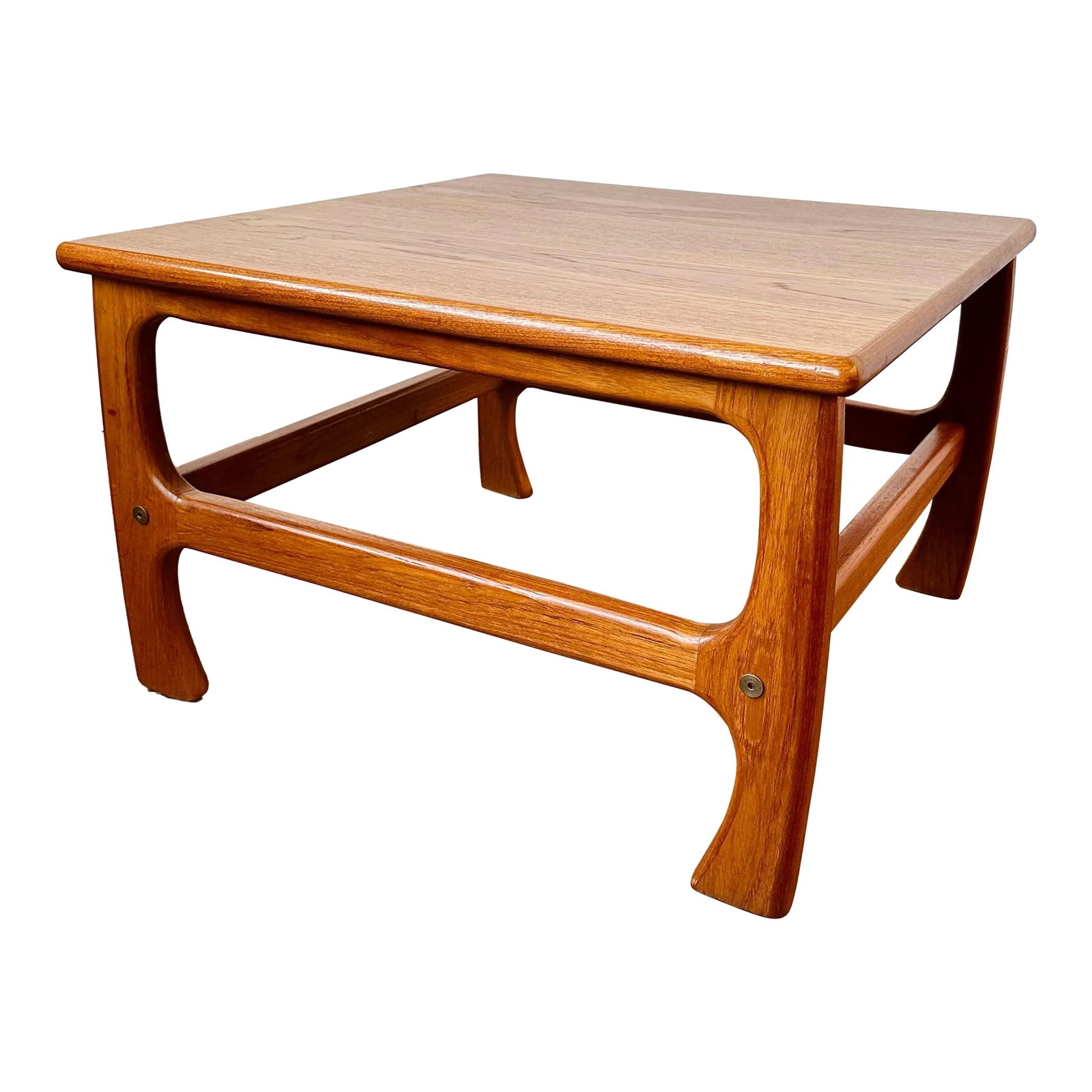 Danish Modern Teak Square Coffee Table (1 of 4)
