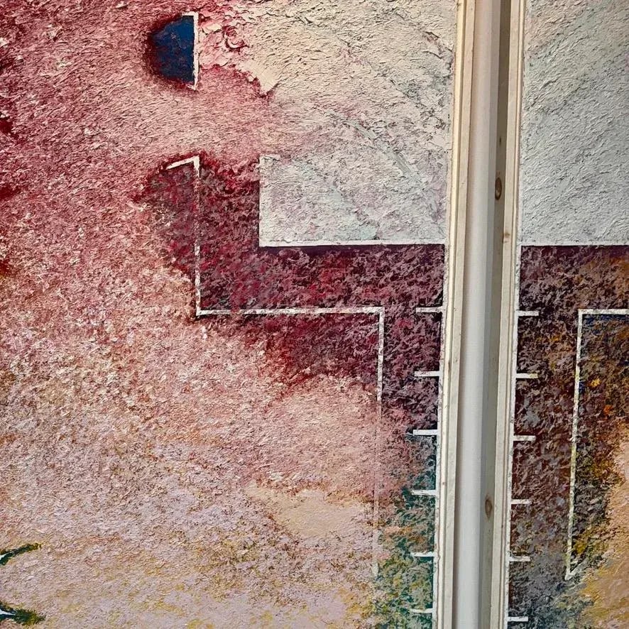Gerald Samuels Oil on Board Diptych 1997 - 5