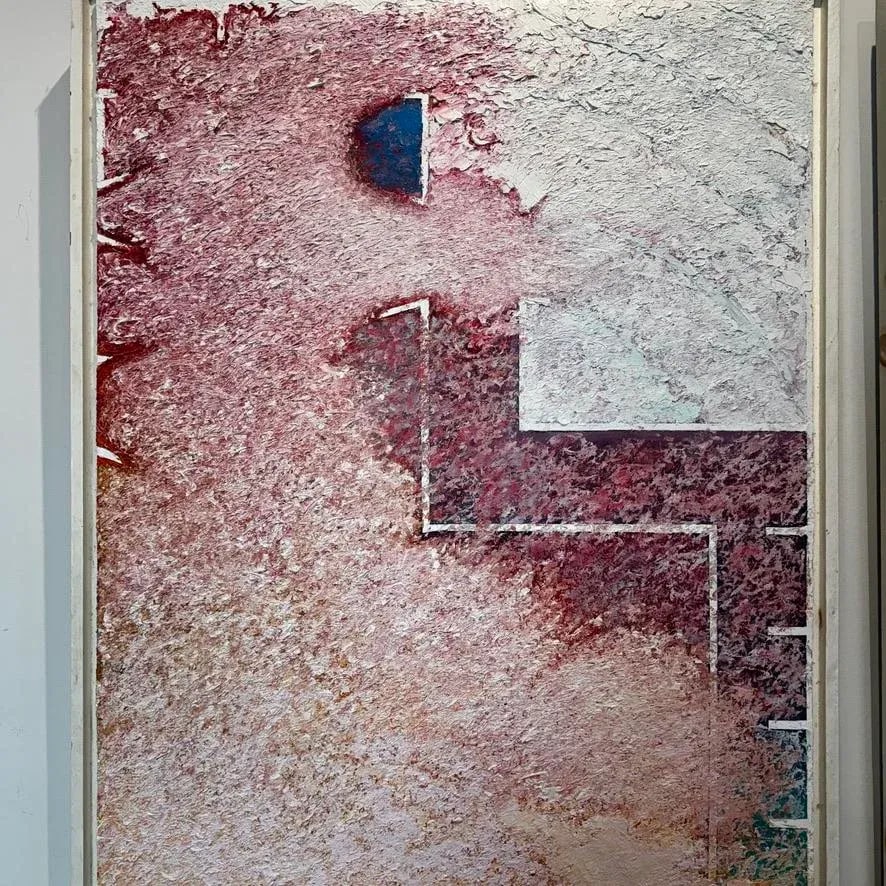 Gerald Samuels Oil on Board Diptych 1997 - 6
