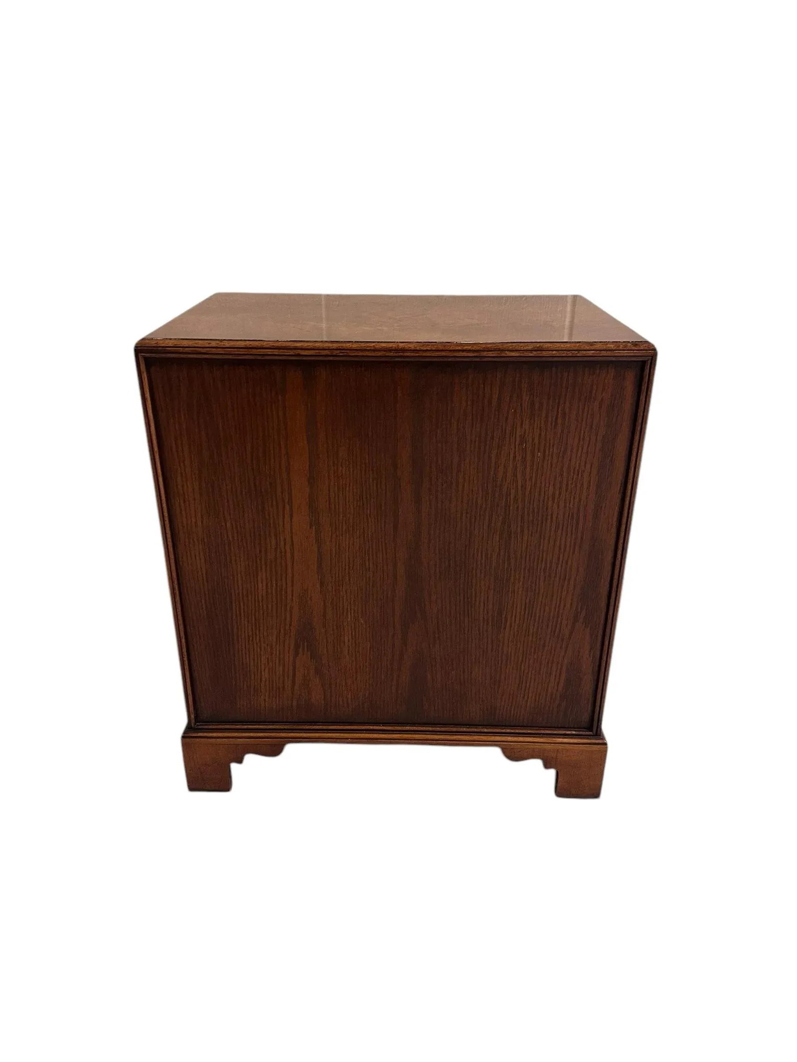 Antique George III Flame Mahogany Bachelors Chest With Brass Hardware - 9