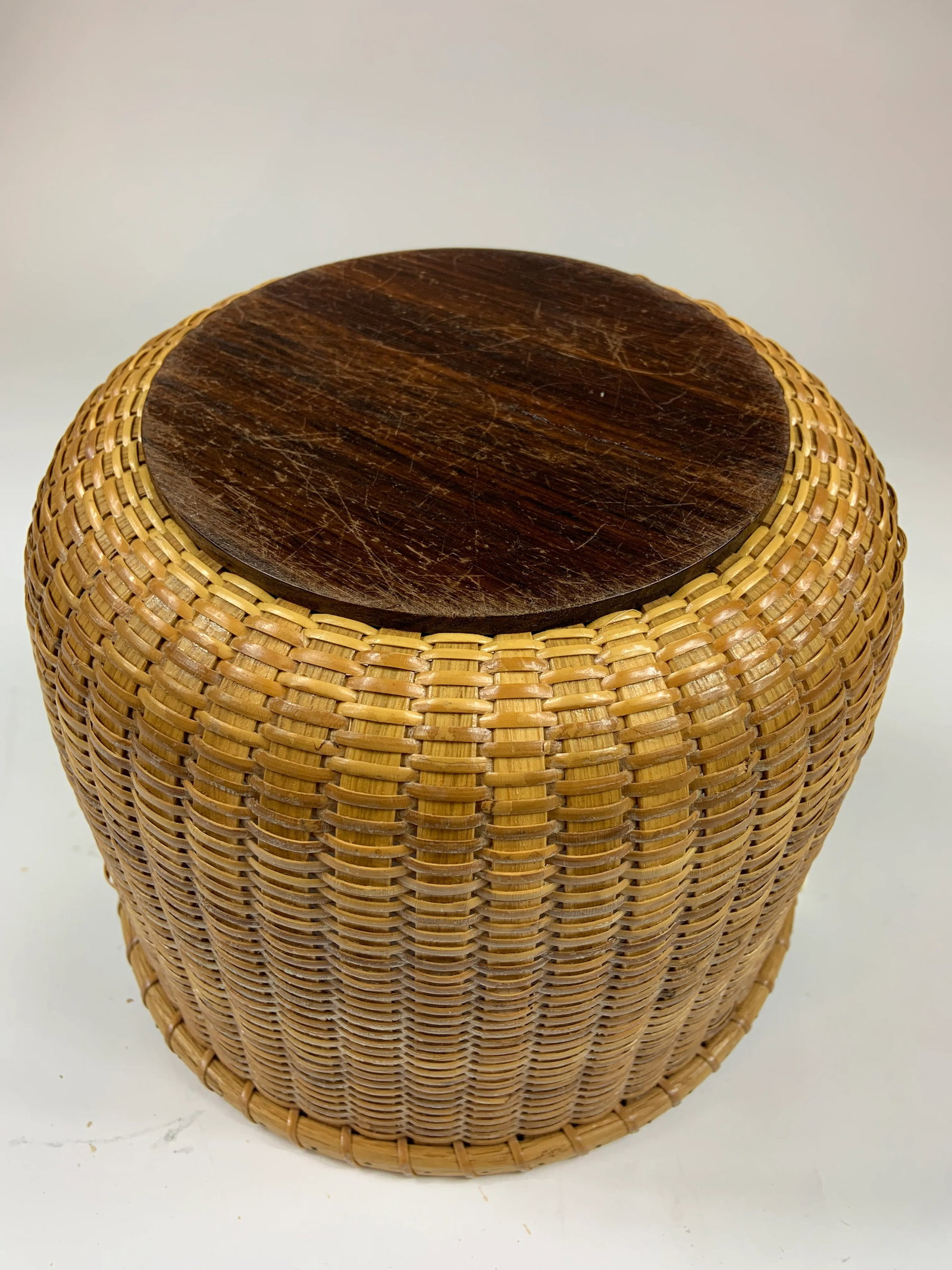 Gerald (Gl) Brown Nantucket Lightship "Cross Rip Jr" Basket (Signed) Vintage 1980s - 8