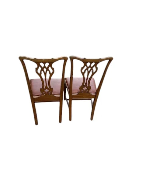 Early 20th Century Set of 6 Scottish Mahogany Chippendale Style Chairs - 8