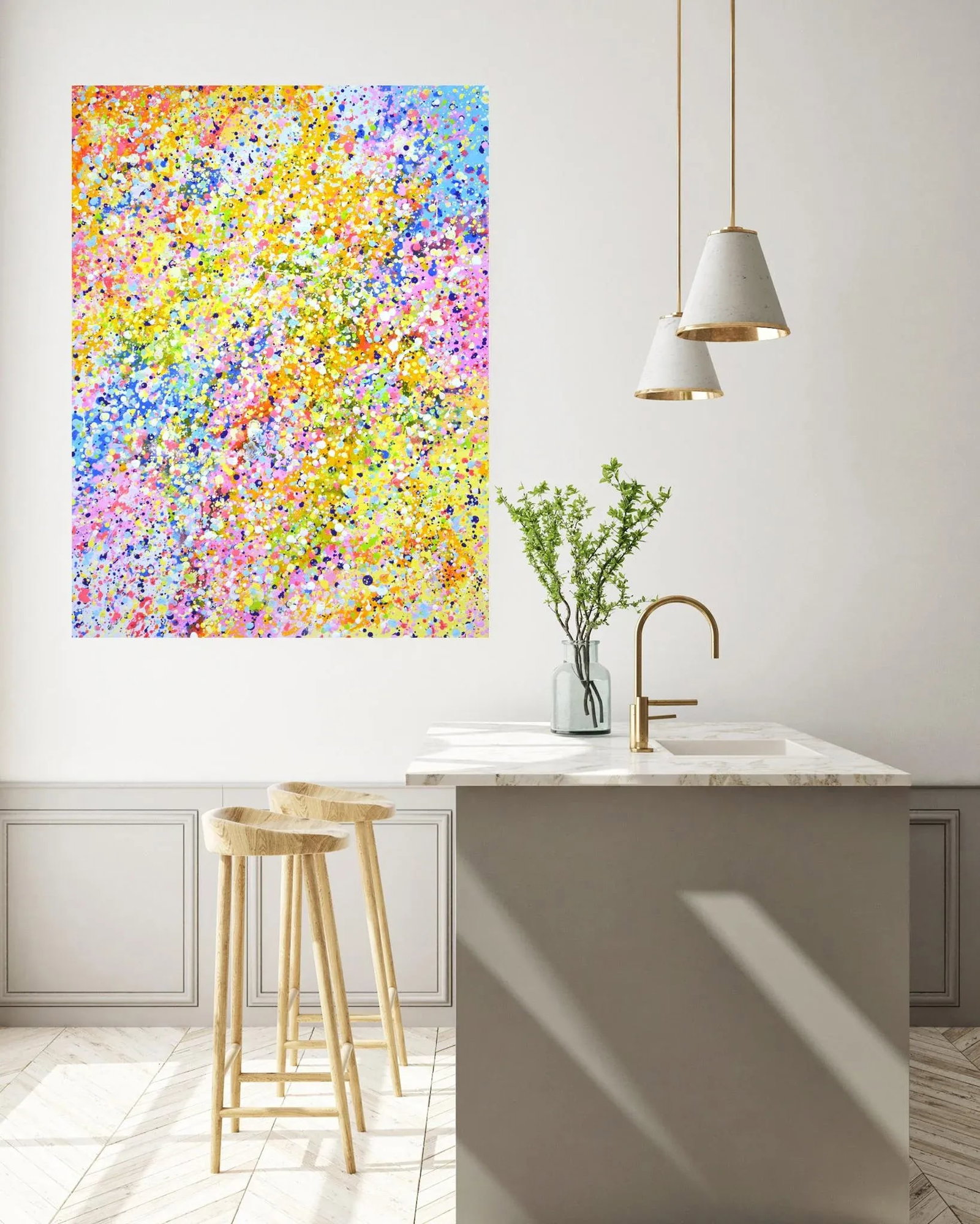 Joy of the Day. Original Contemporary Painting - 7