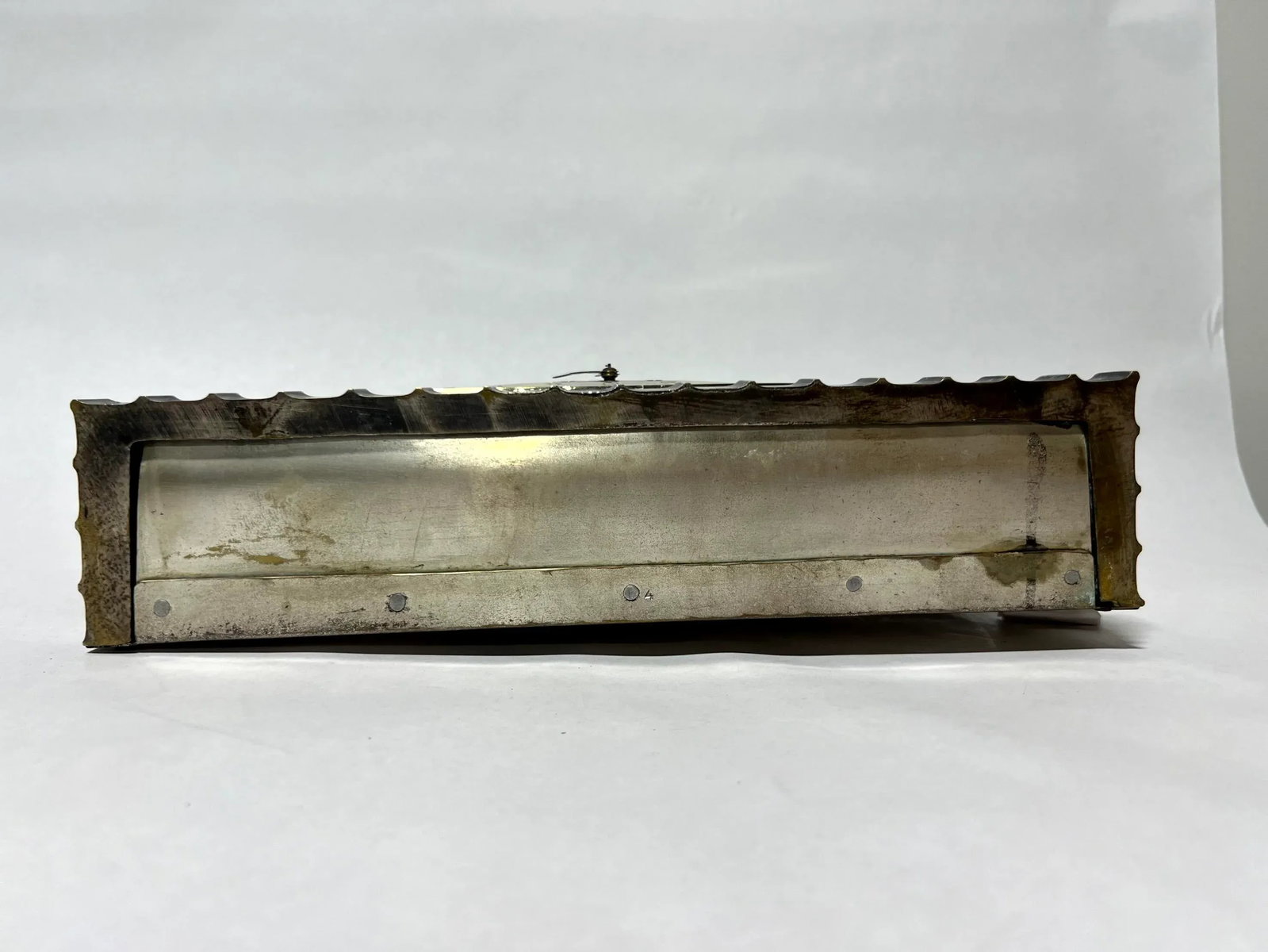 French Art Deco Silvered Bronze Mantel Clock by C. Terras, 1925 - 7