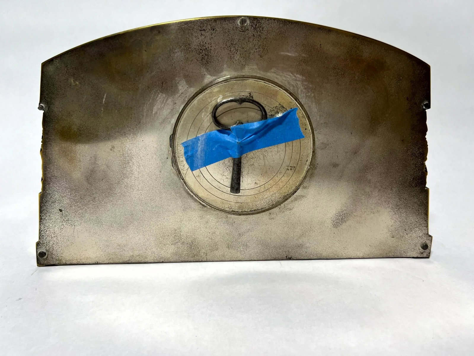 French Art Deco Silvered Bronze Mantel Clock by C. Terras, 1925 - 8