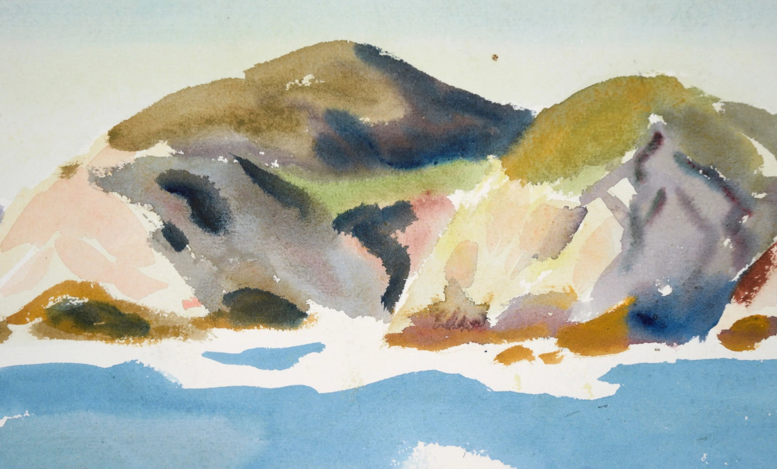 Big Sur Coast Landscape in Watercolor on Paper by Paul Dougherty - 4