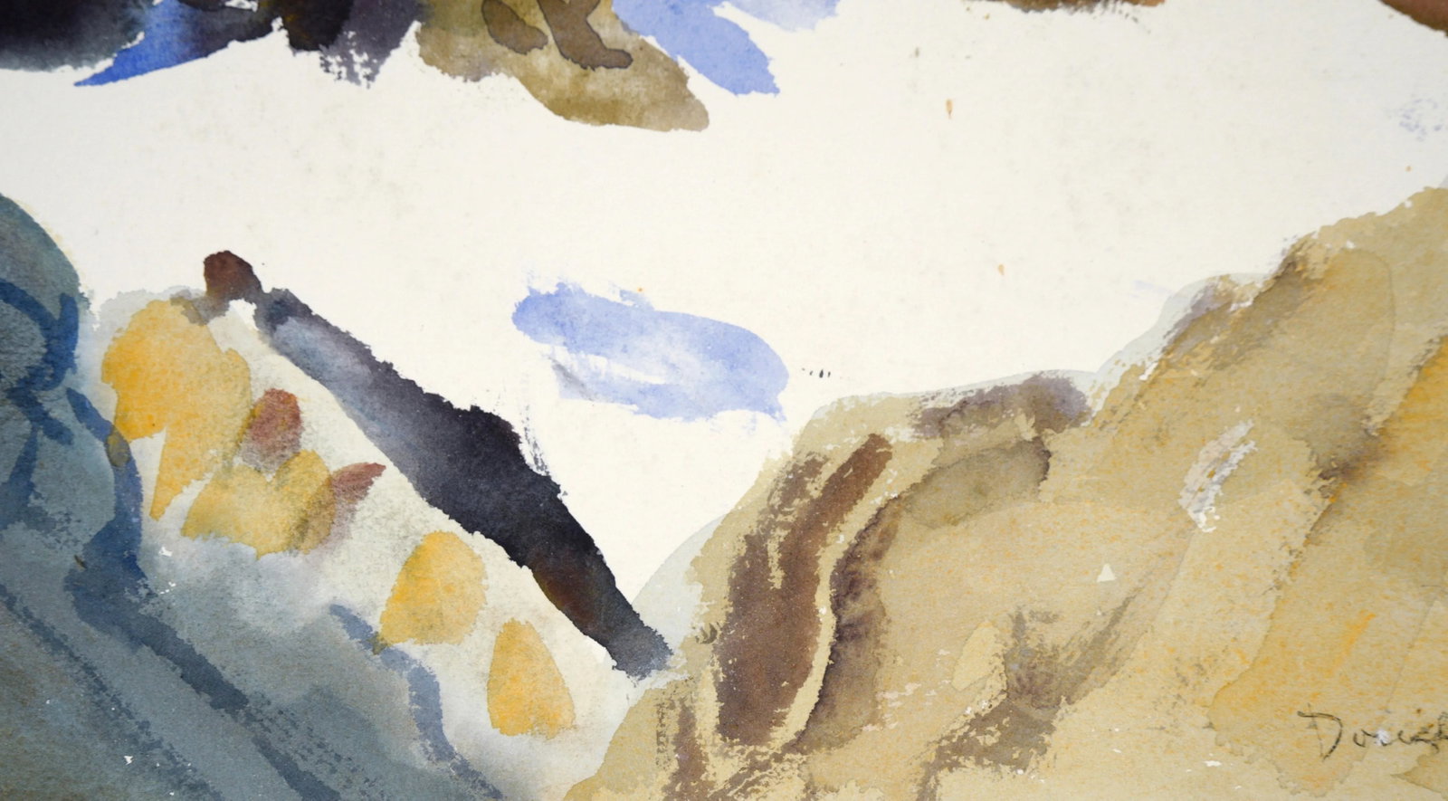 Big Sur Coast Landscape in Watercolor on Paper by Paul Dougherty - 7