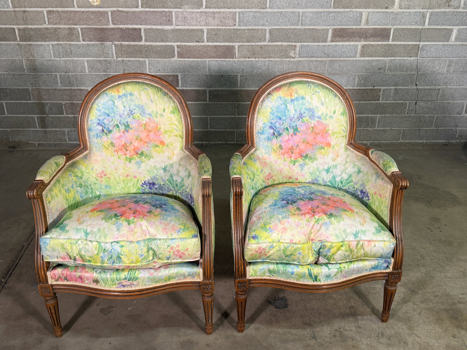 Late 19th Century Louis XVI Style Chairs- Set of 2 - 2