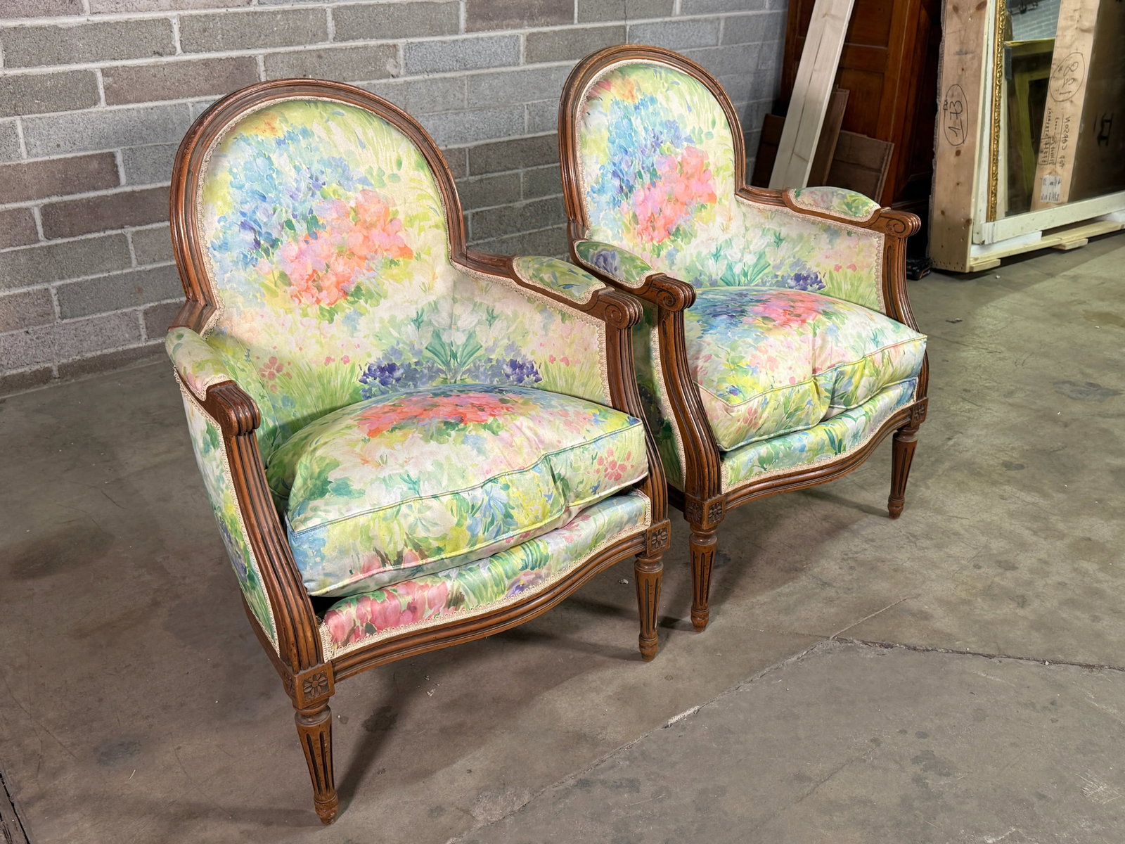 Late 19th Century Louis XVI Style Chairs- Set of 2 - 3