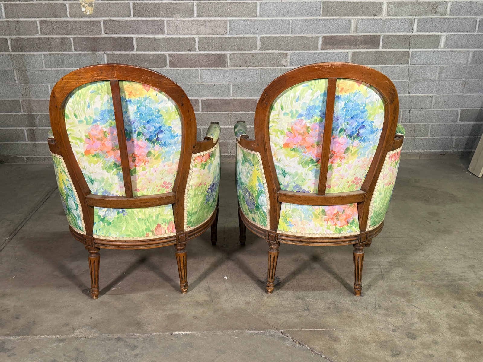 Late 19th Century Louis XVI Style Chairs- Set of 2 - 4