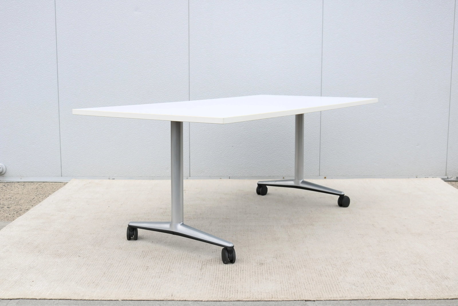 Modern Christian Cornelius for Coalesse Akira Rectangle Mobile Conference Table - 5