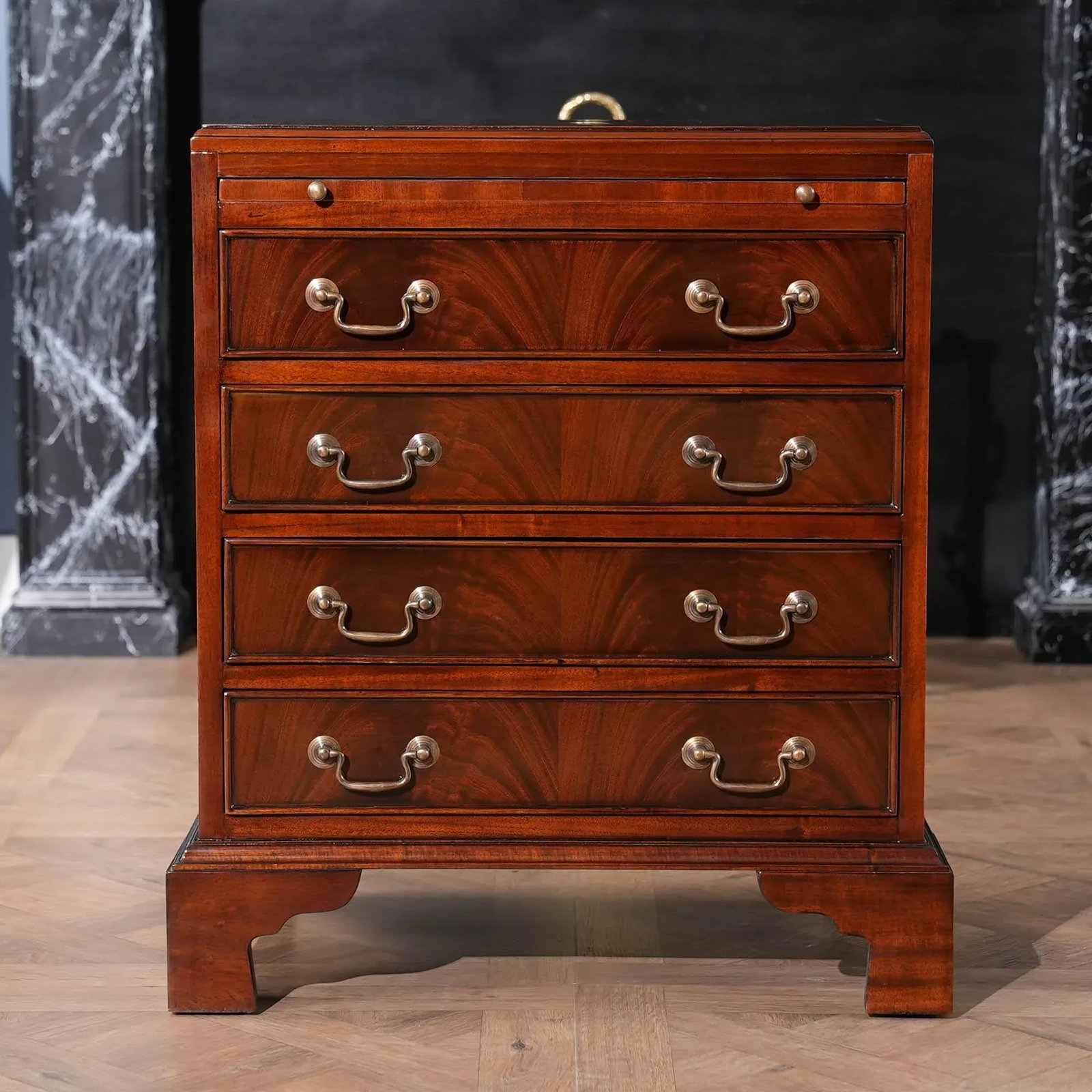 Niagara Furniture Campaign Small Mahogany Chest - 5