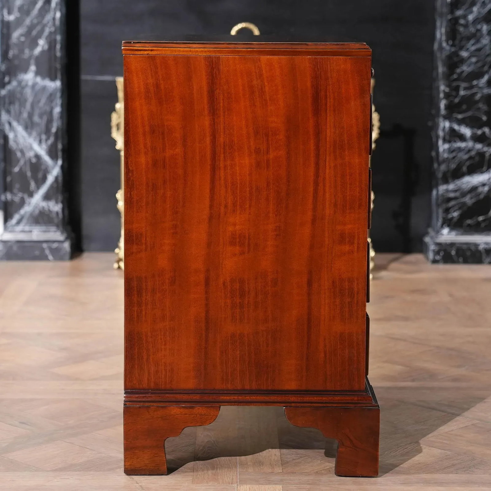 Niagara Furniture Campaign Small Mahogany Chest - 9