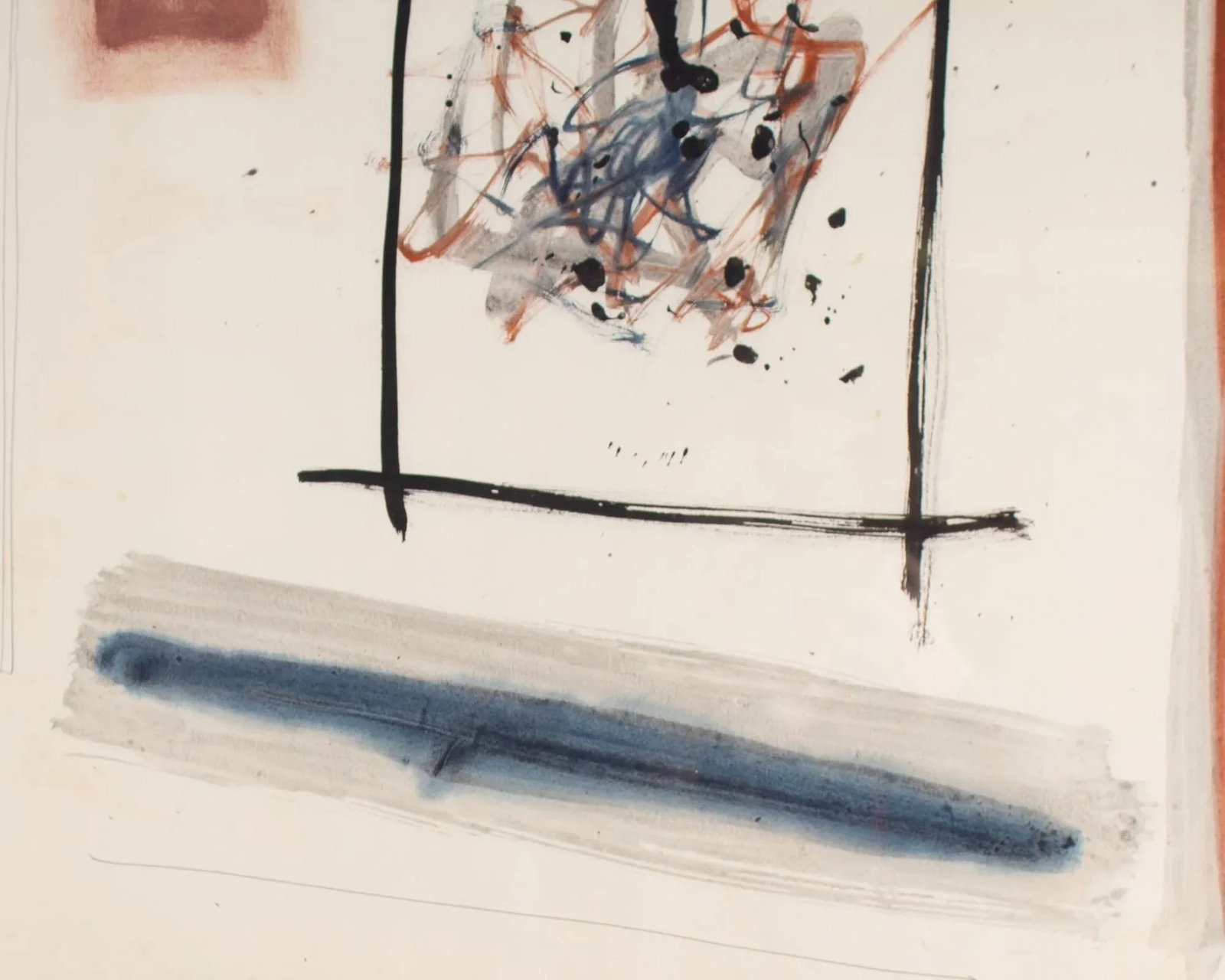 Harry Hilson Signed 1963 Abstract Watercolor Painting - 4