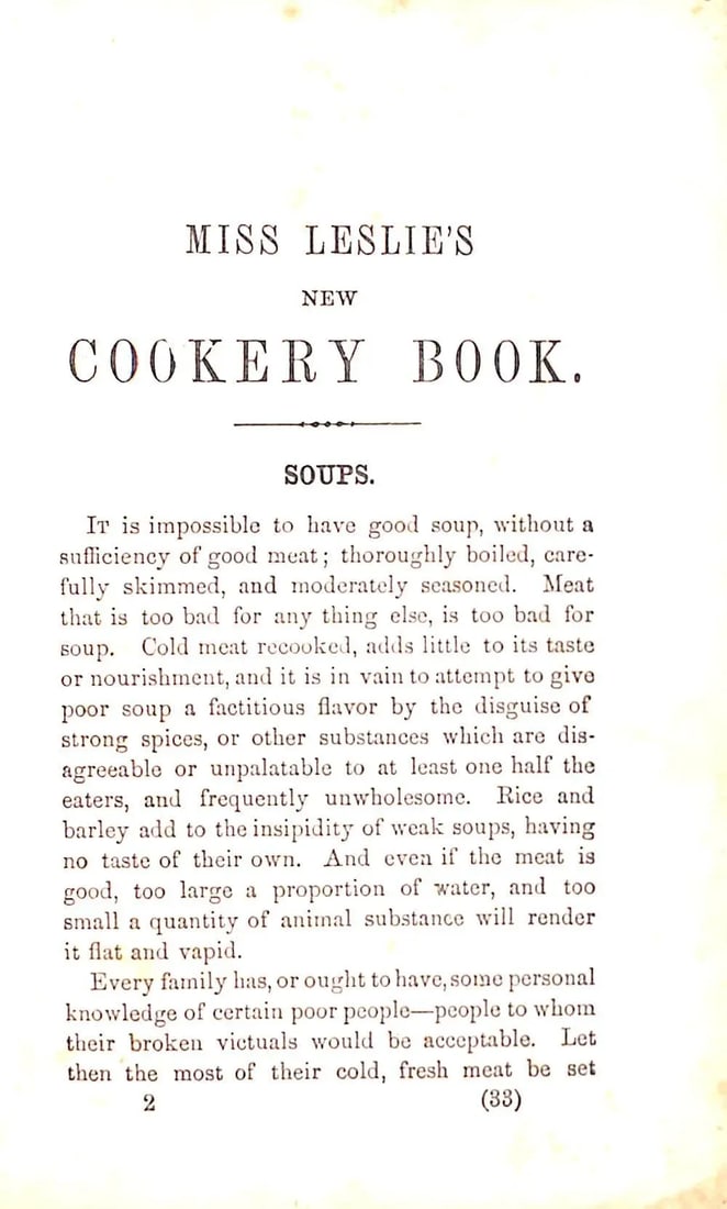 Miss Leslie's New Cookery Book 1837 Miss Leslie - 4