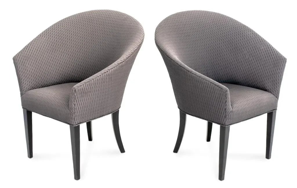 Postmodern Asymmetrical Armchairs, Pair - 2