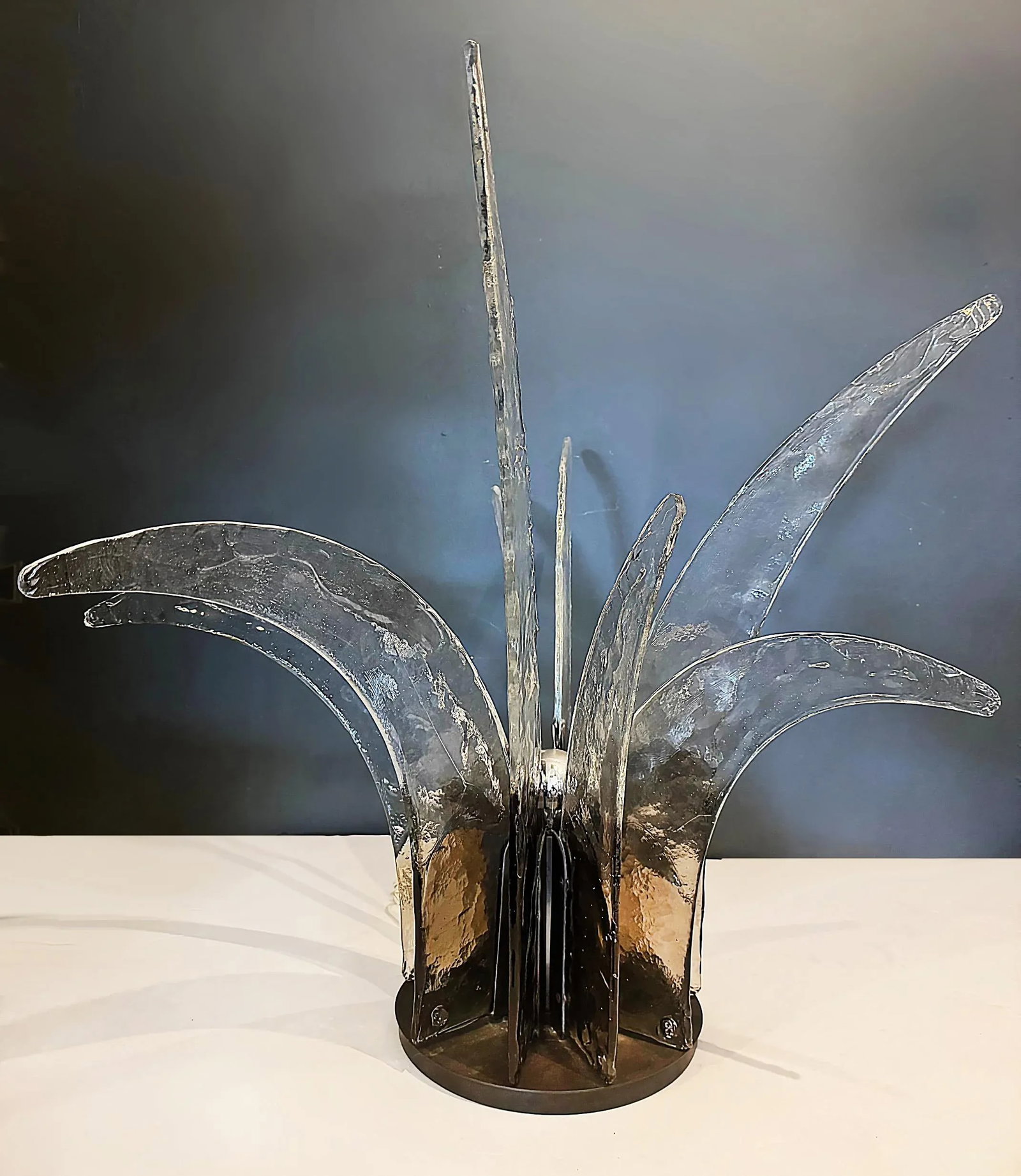 Mazzega Lampara Lt 365 Da Tavolo Table Lamp Sculpture, Circa 1970 - 2