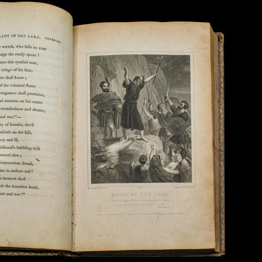 Antique Poetry Book, the Lady of the Lake, Walter Scott, Early Edition, Georgian - 10